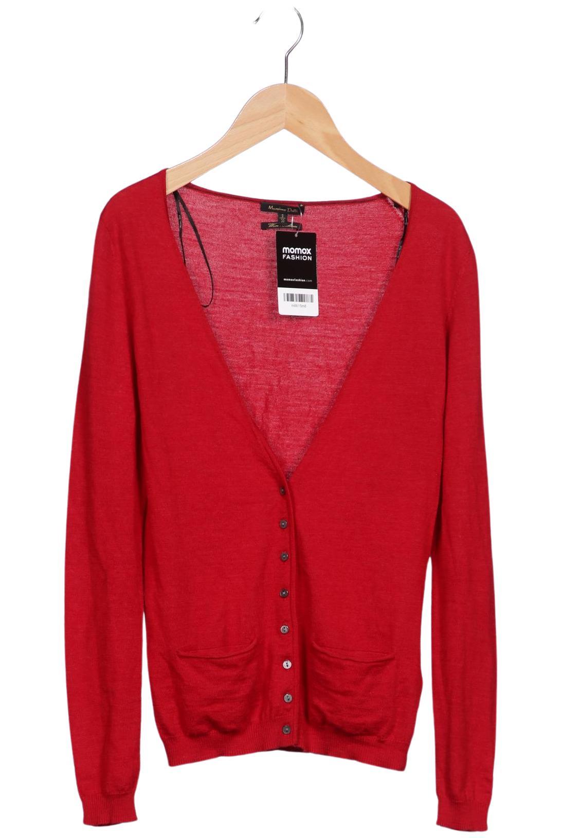 Massimo Dutti Damen Strickjacke, Rot, Gr. EU 30