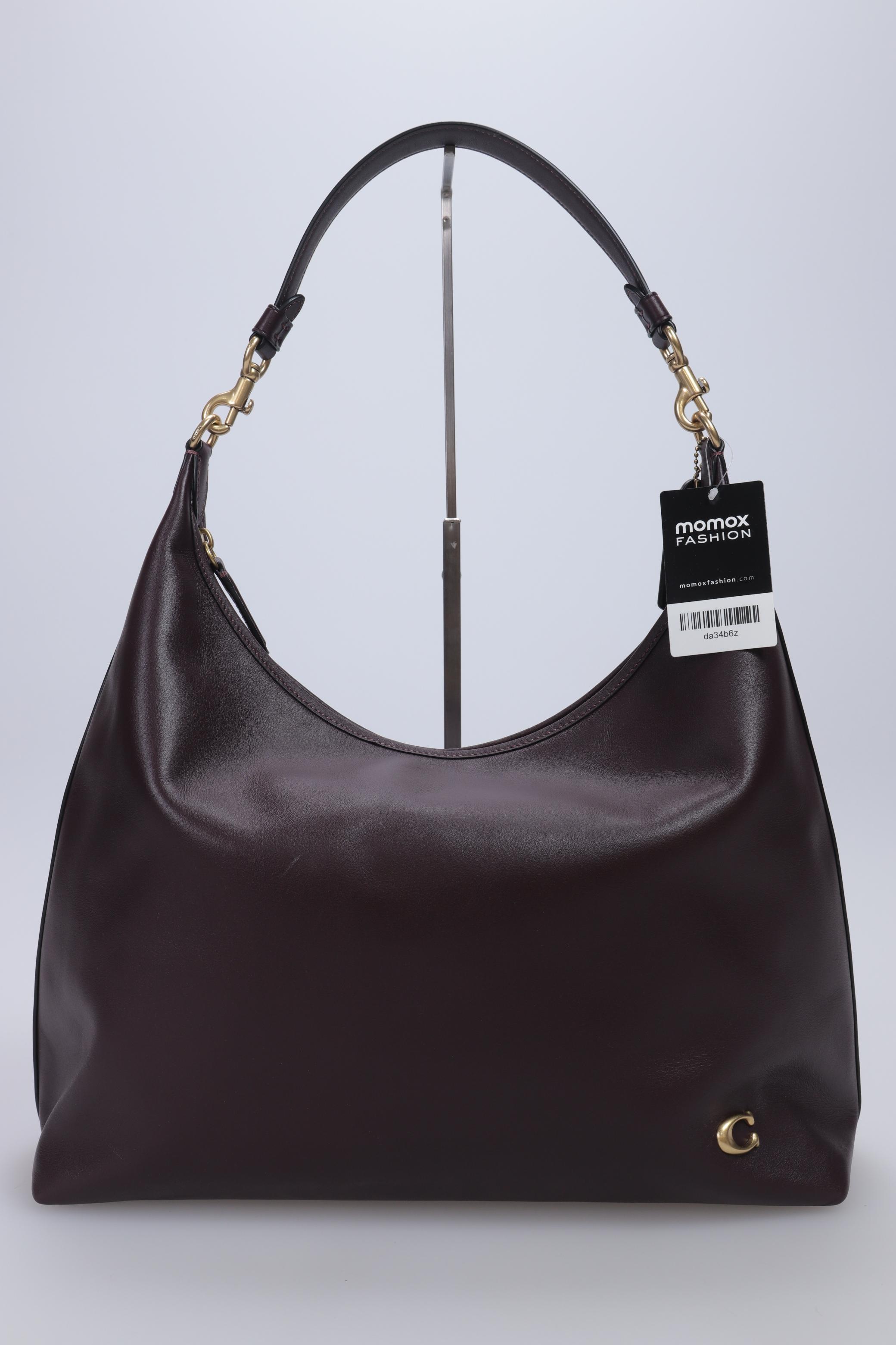 Coach Damen Handtasche gross Leder, Bordeaux, Gr.