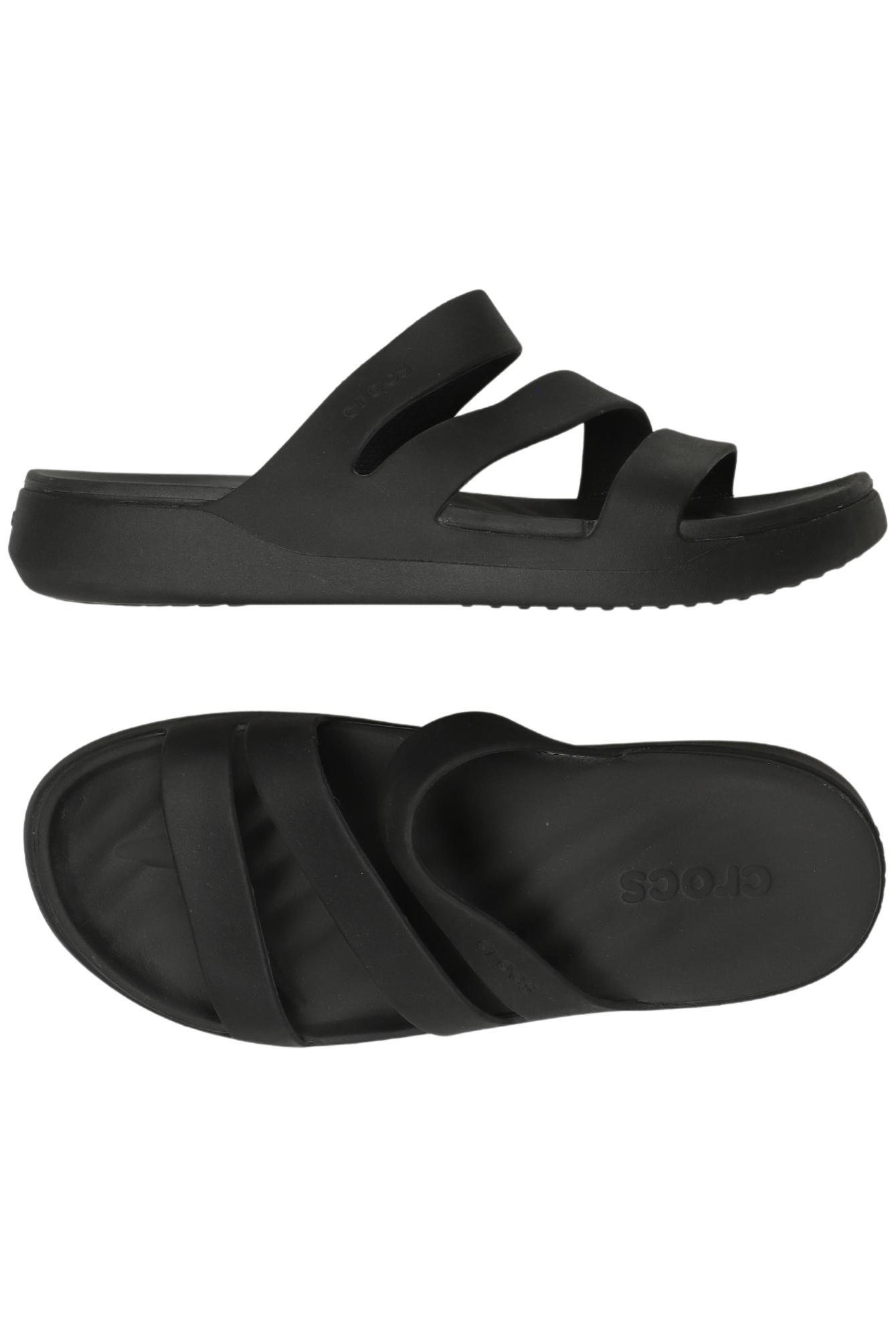Crocs Damen Sandalen, Schwarz, Gr. US 8