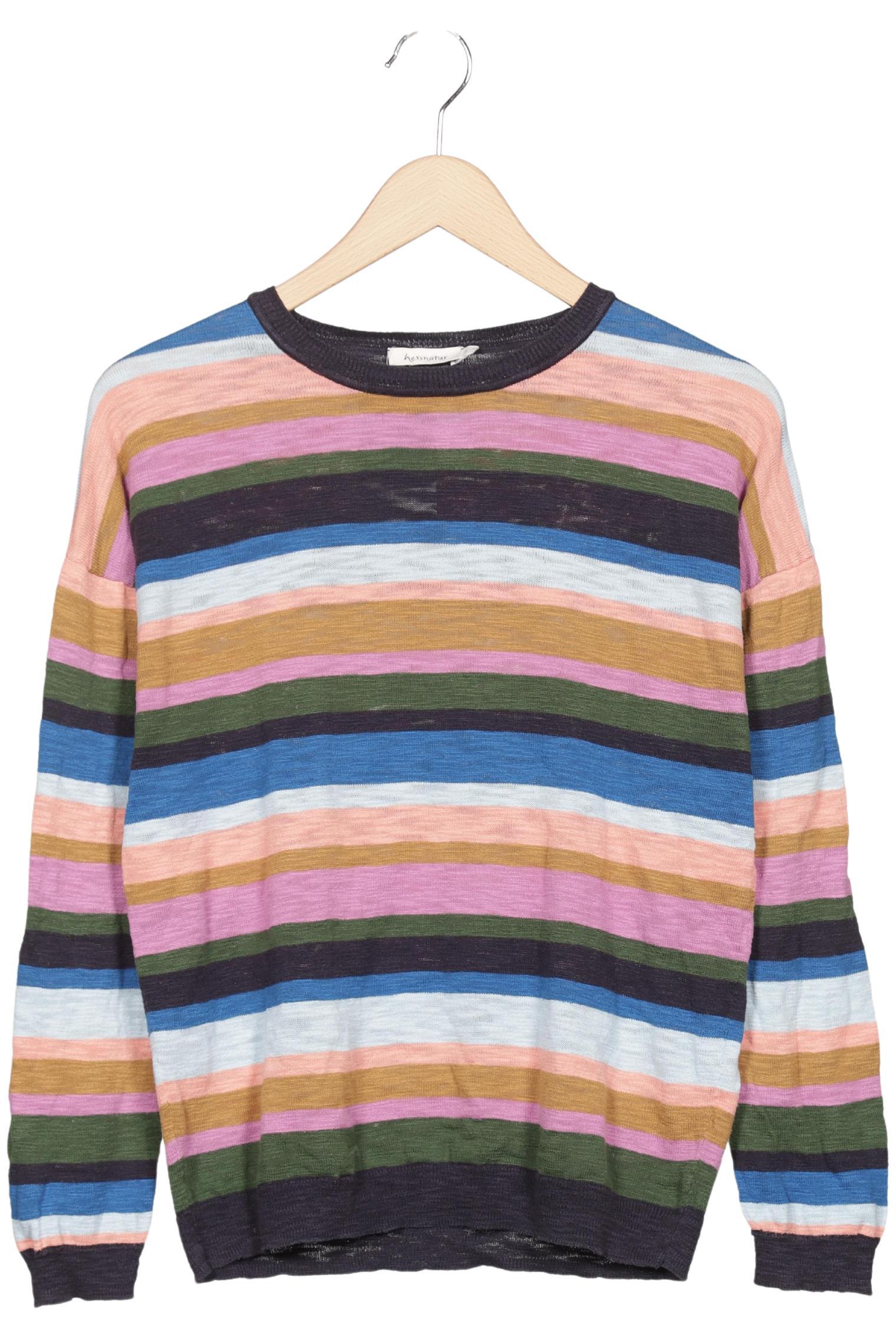 hessnatur Damen Pullover, Mehrfarbig, Gr. S