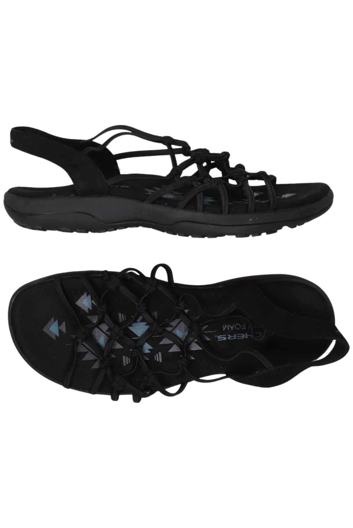 Skechers Damen Sandalen, Schwarz, Gr. US 6