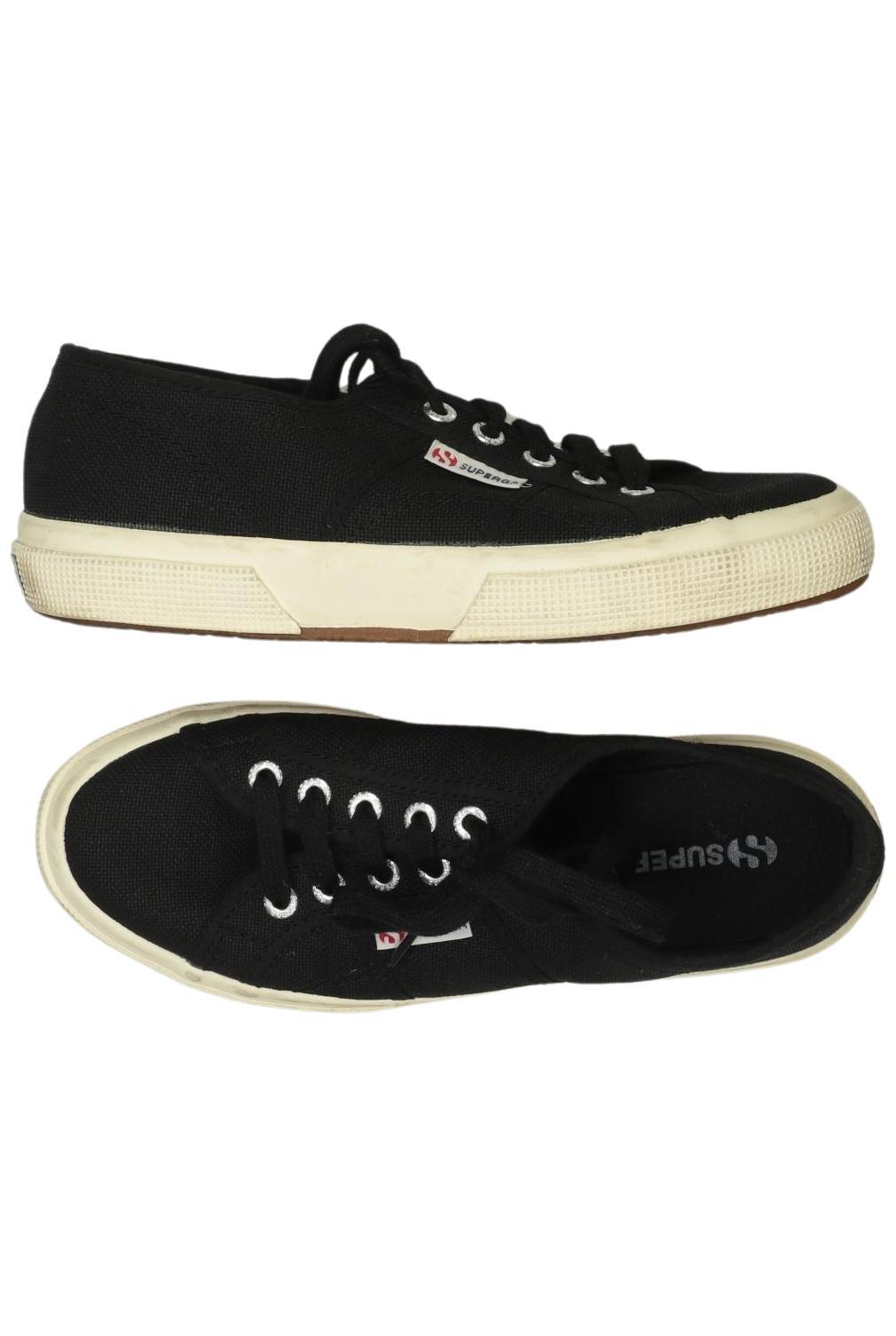 Superga Damen Sneaker, Schwarz, Gr. EU 38