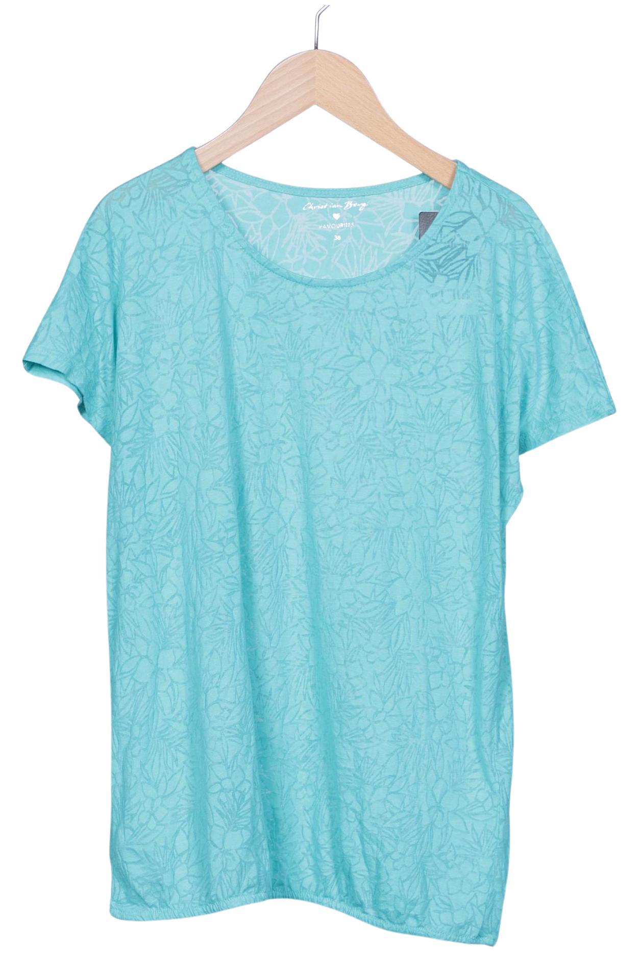 Christian Berg Damen T-Shirt, Türkis, Gr. EU 38