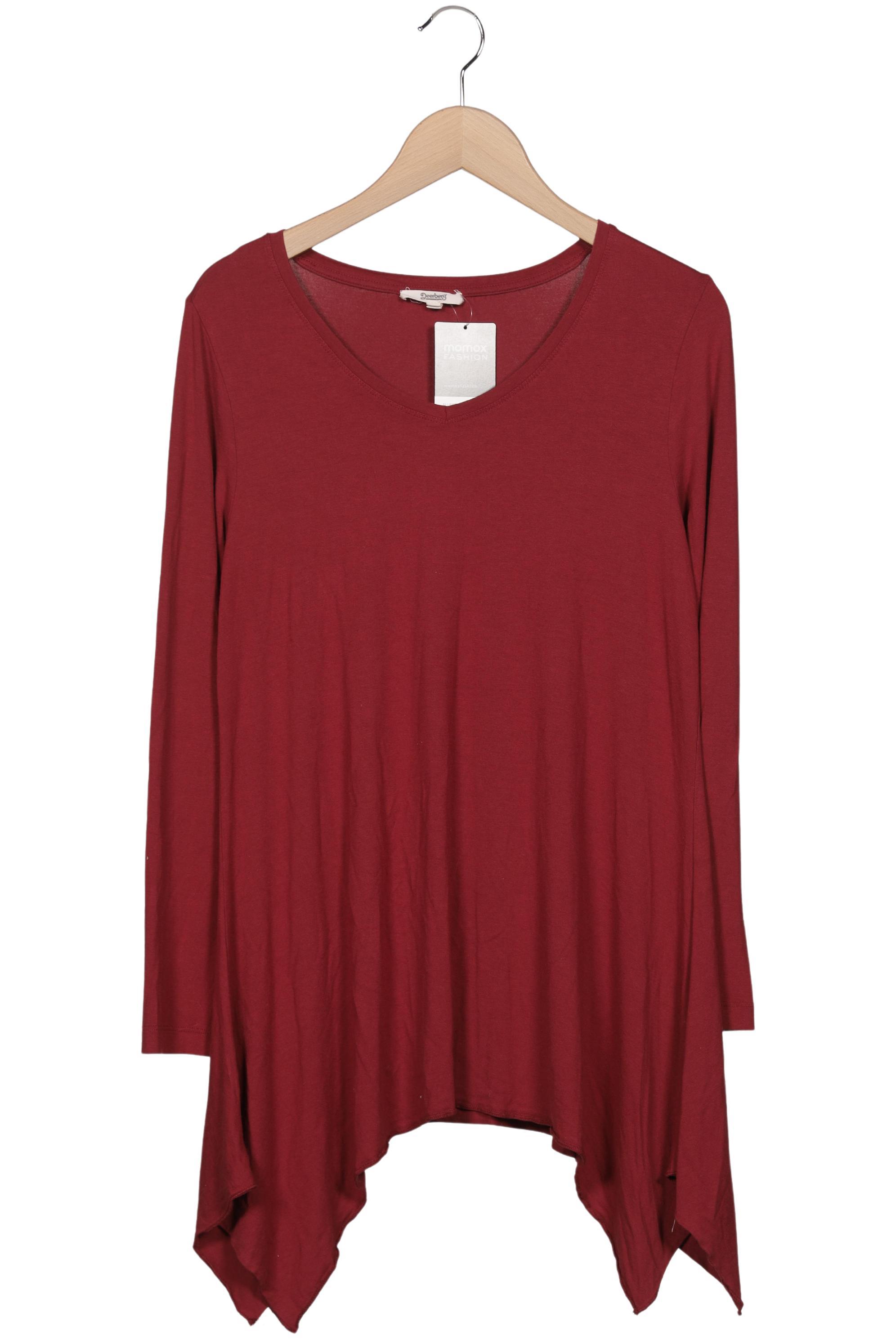 Deerberg Damen Langarmshirt, Rot, Gr. S