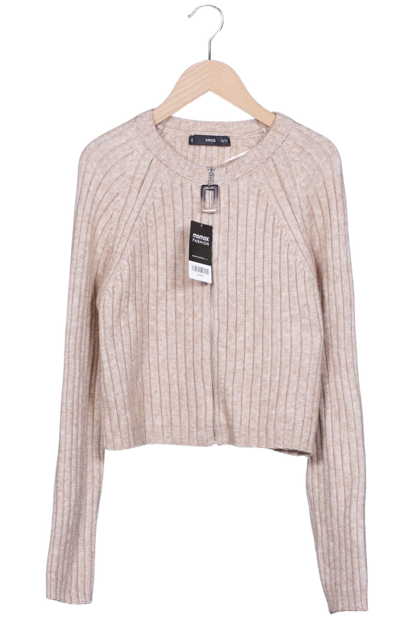 Mango Damen Strickjacke, Beige, Gr. M