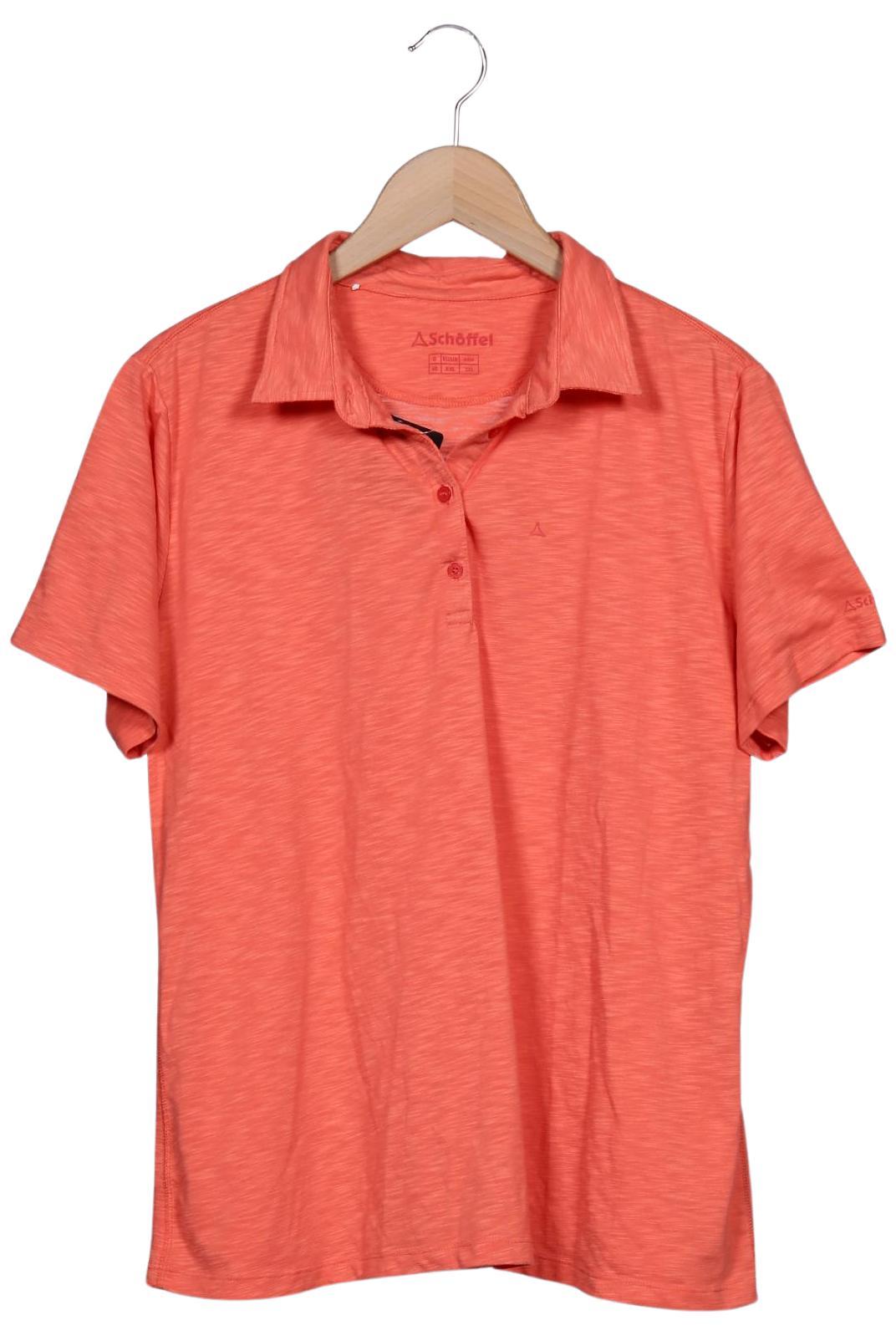 Schöffel Damen Poloshirt, Orange, Gr. EU 46