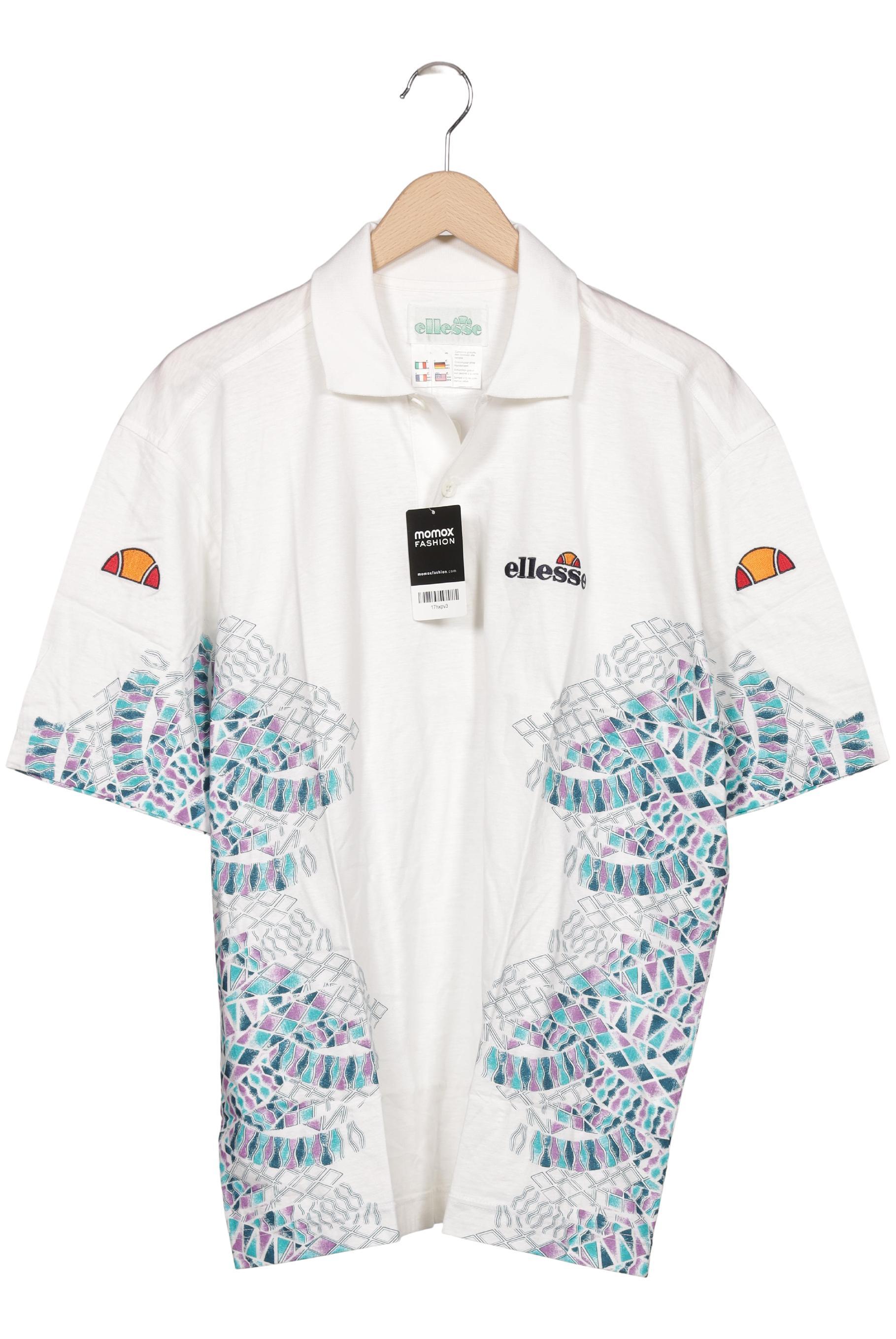 ellesse Herren Poloshirt, Weiß, Gr. EU 48