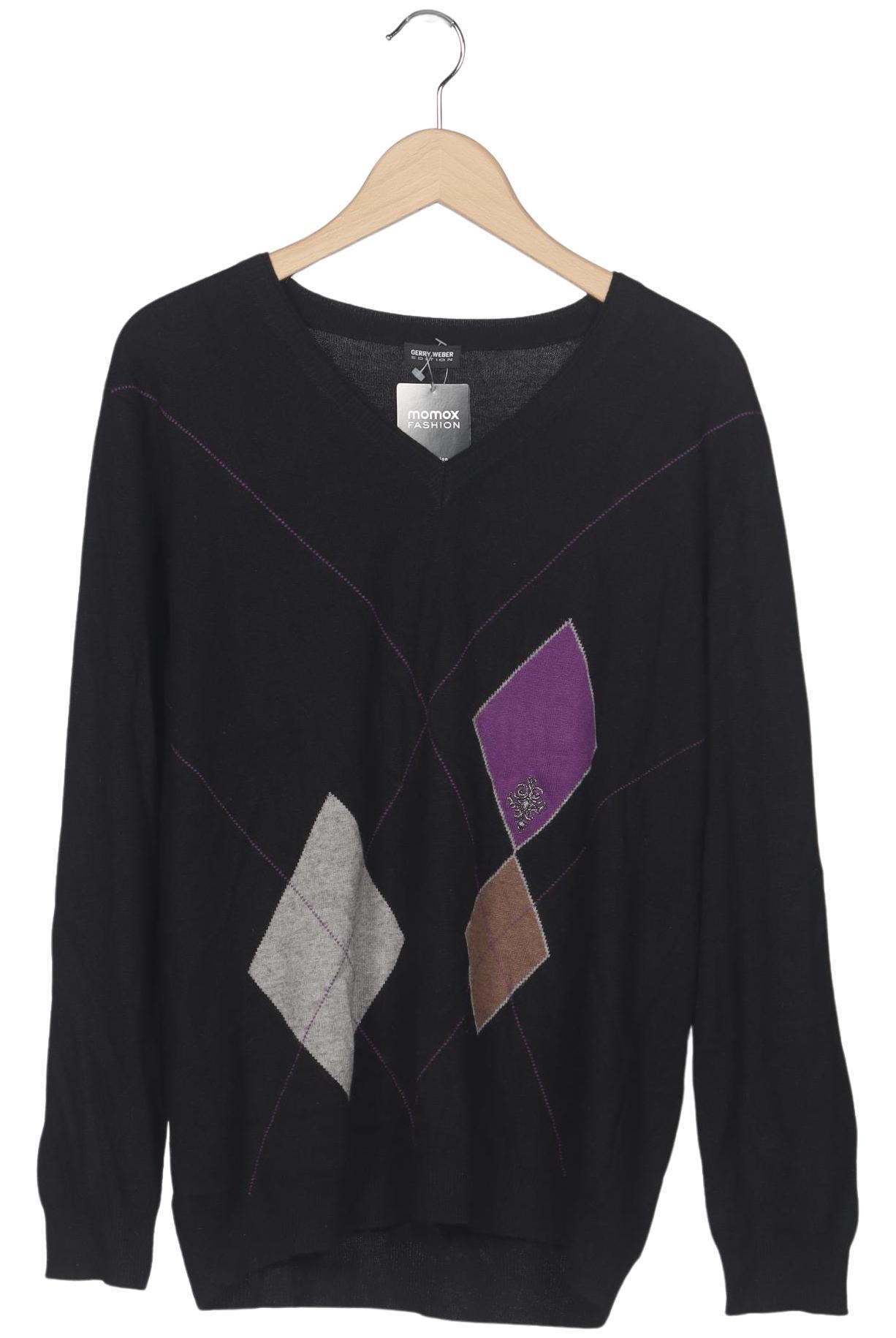 Gerry Weber Damen Pullover, Schwarz, Gr. EU 46