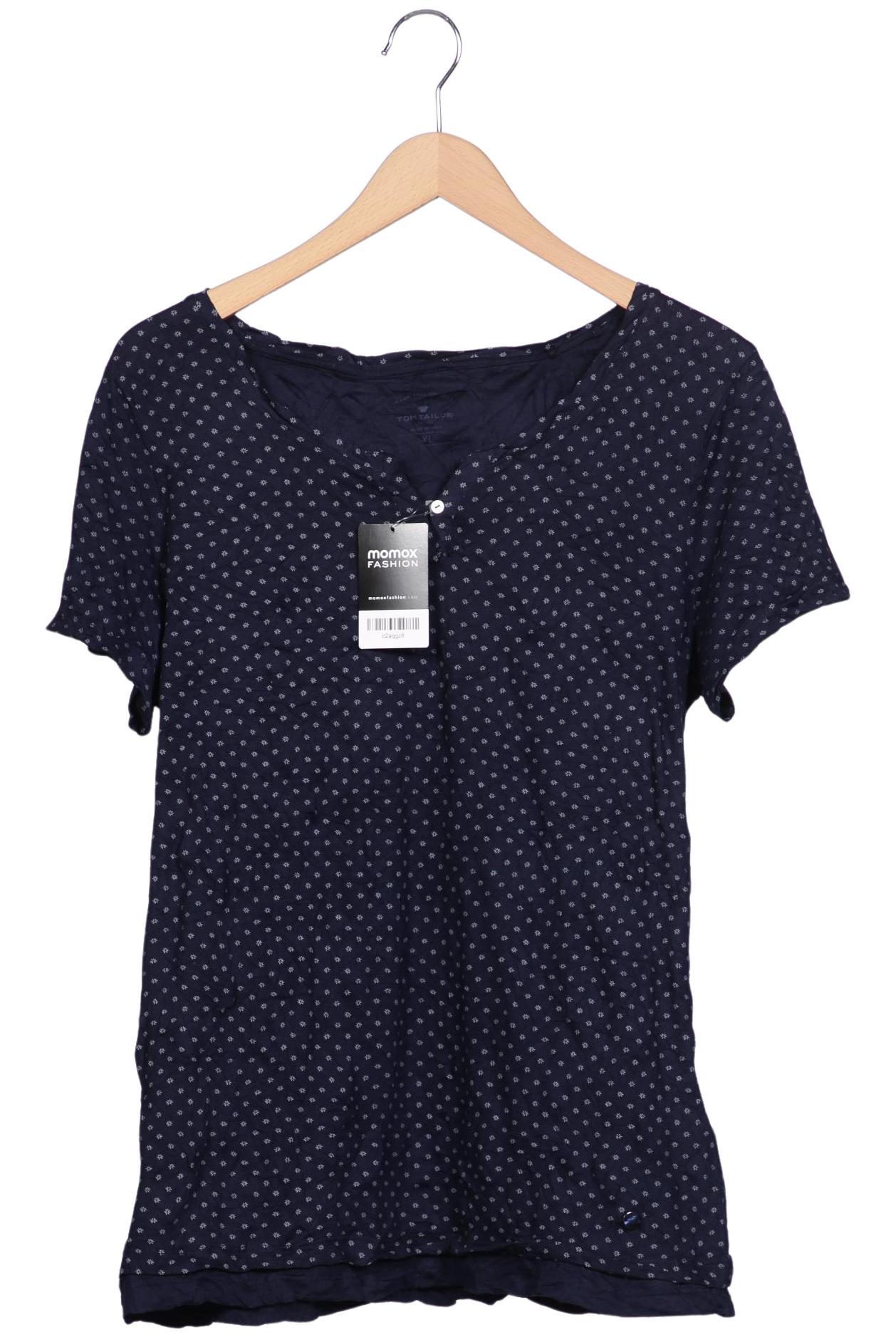 Tom Tailor Damen T-Shirt, Marineblau, Gr. XL