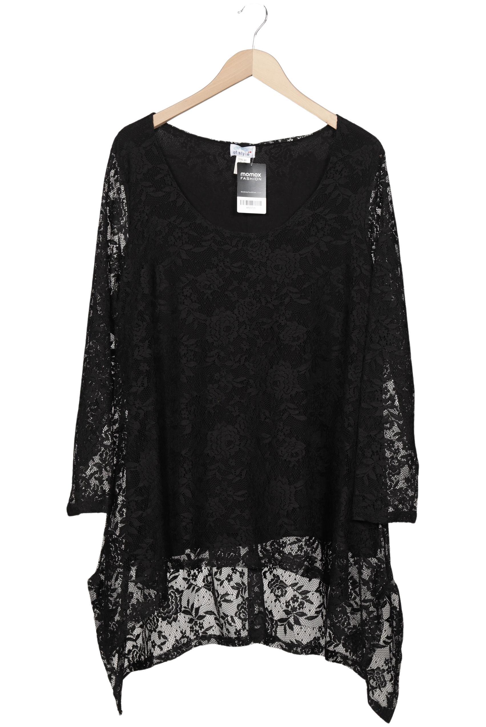 Angel of Style Damen Langarmshirt, Schwarz, Gr. EU 48