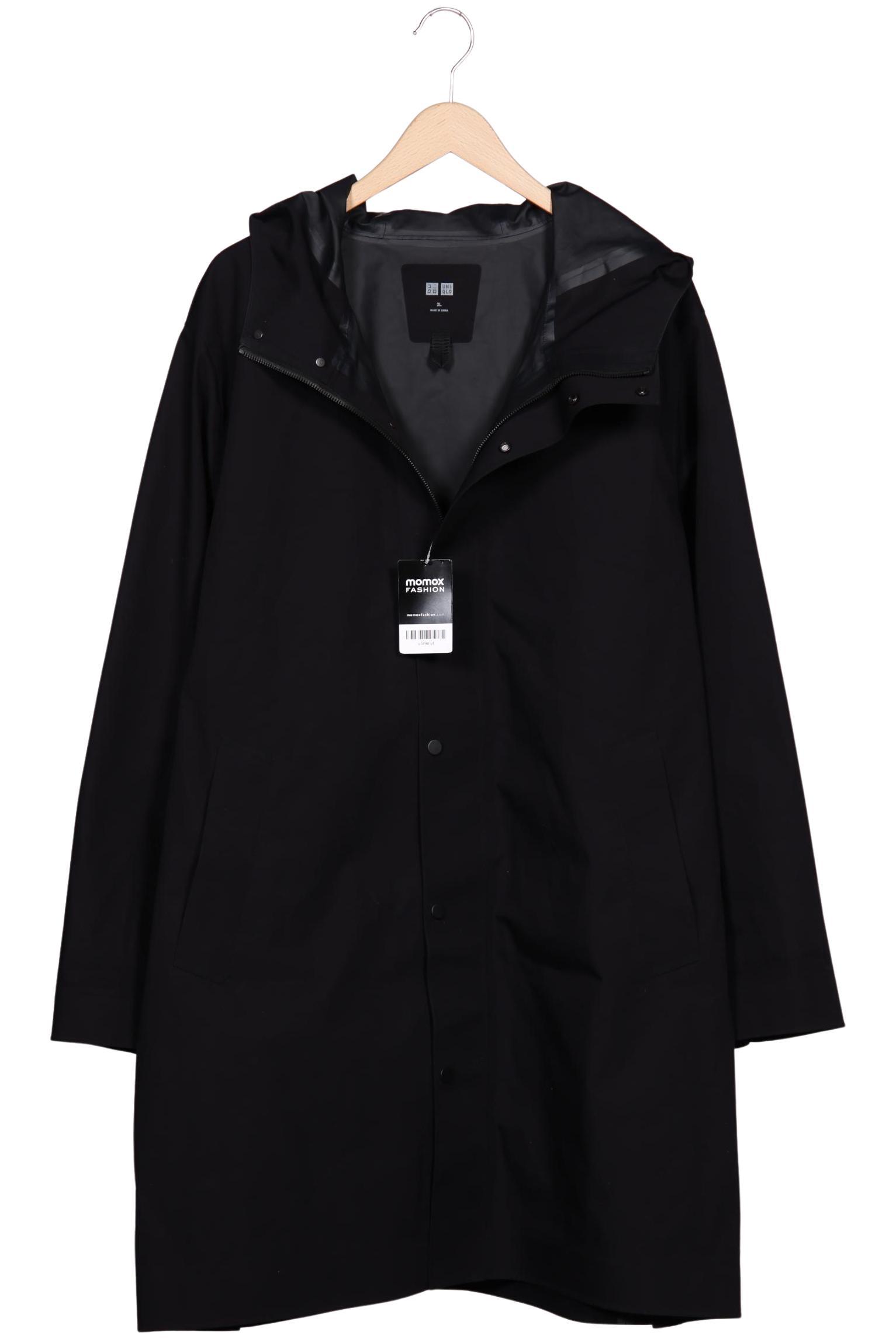 uniqlo Herren Mantel, Schwarz, Gr. XL