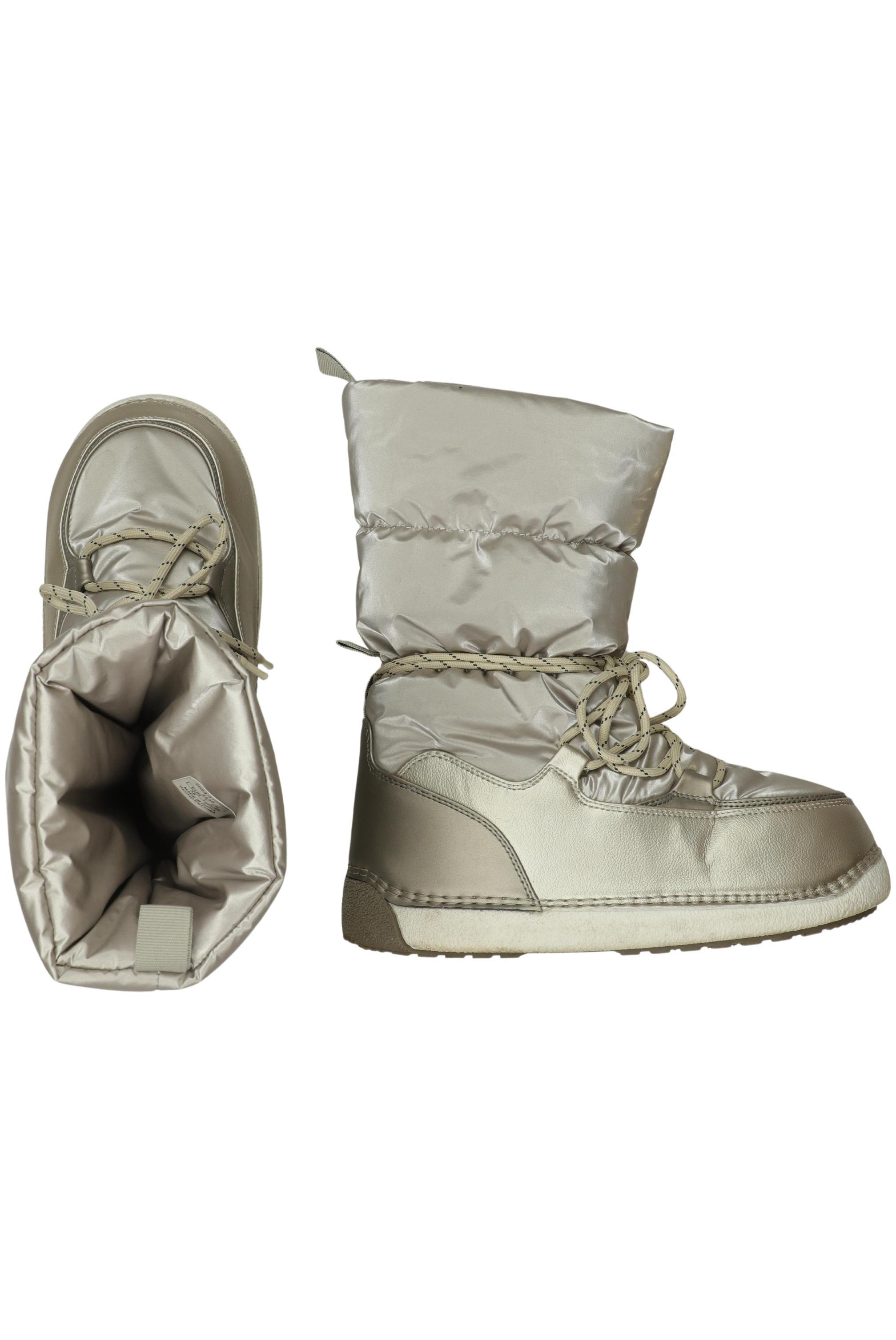 Zara Damen Stiefel, Silber, Gr. EU 38
