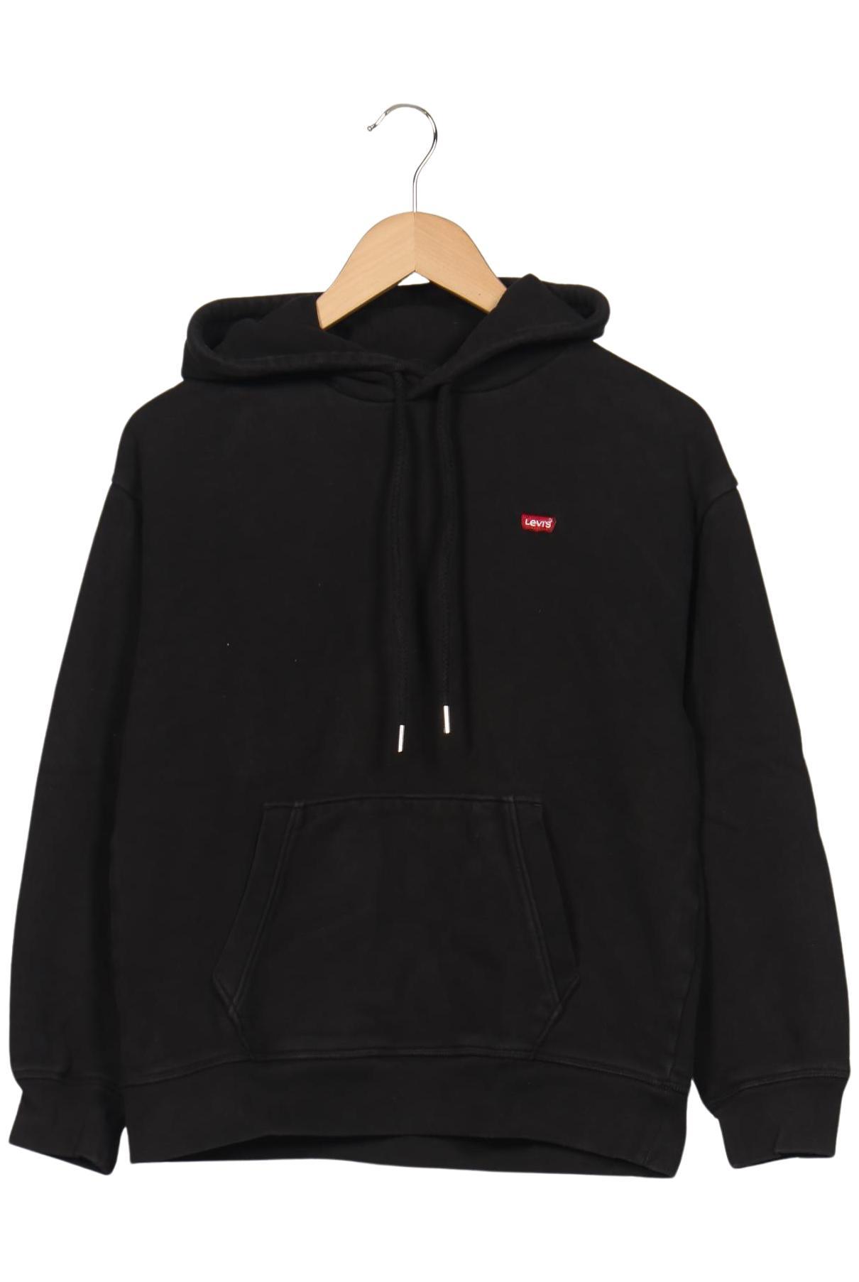 Levis Herren Kapuzenpullover, Schwarz, Gr. XS