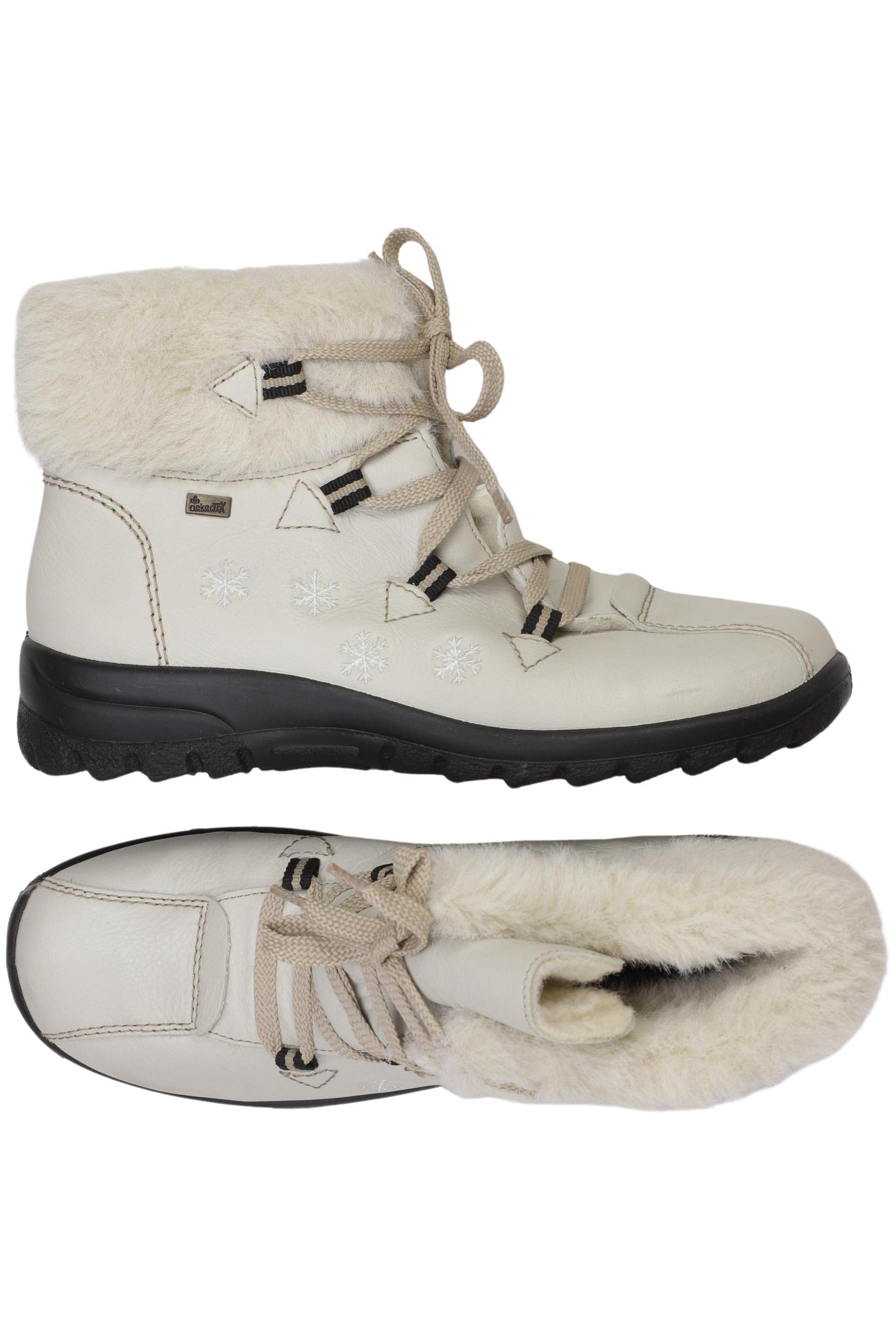 Rieker Damen Stiefelette, Cremeweiß, Gr. EU 41