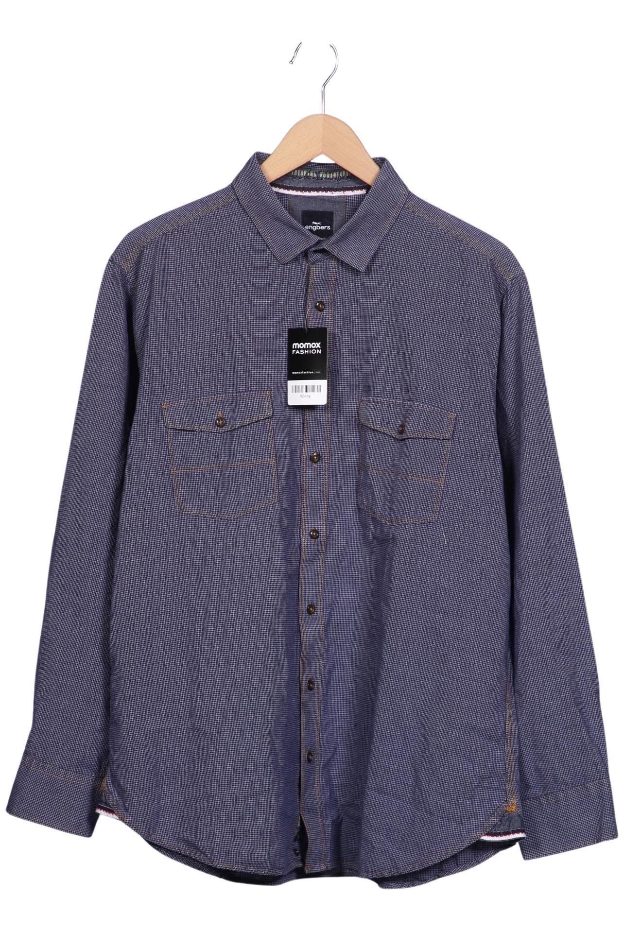 engbers Herren Hemd, Blau, Gr. EU 43