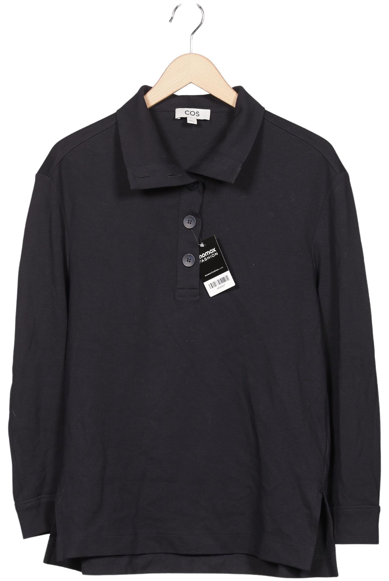 COS Damen Langarmshirt, Marineblau, Gr. XS