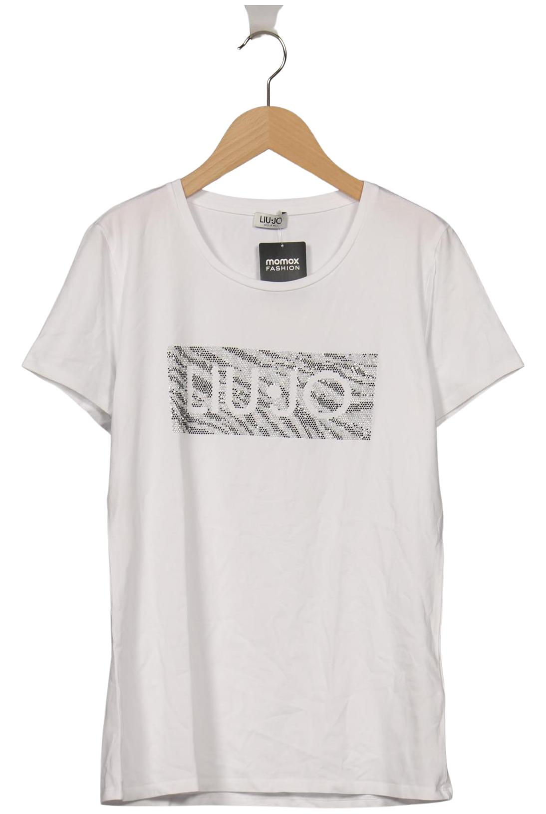 LIU JO Damen T-Shirt, Weiß, Gr. L