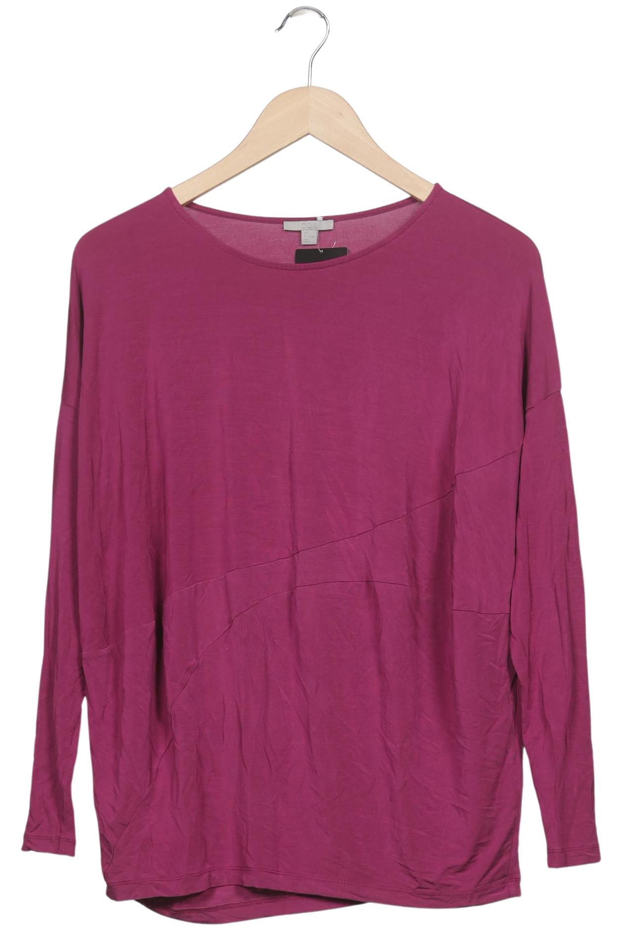 COS Damen Langarmshirt, Lila, Gr. S
