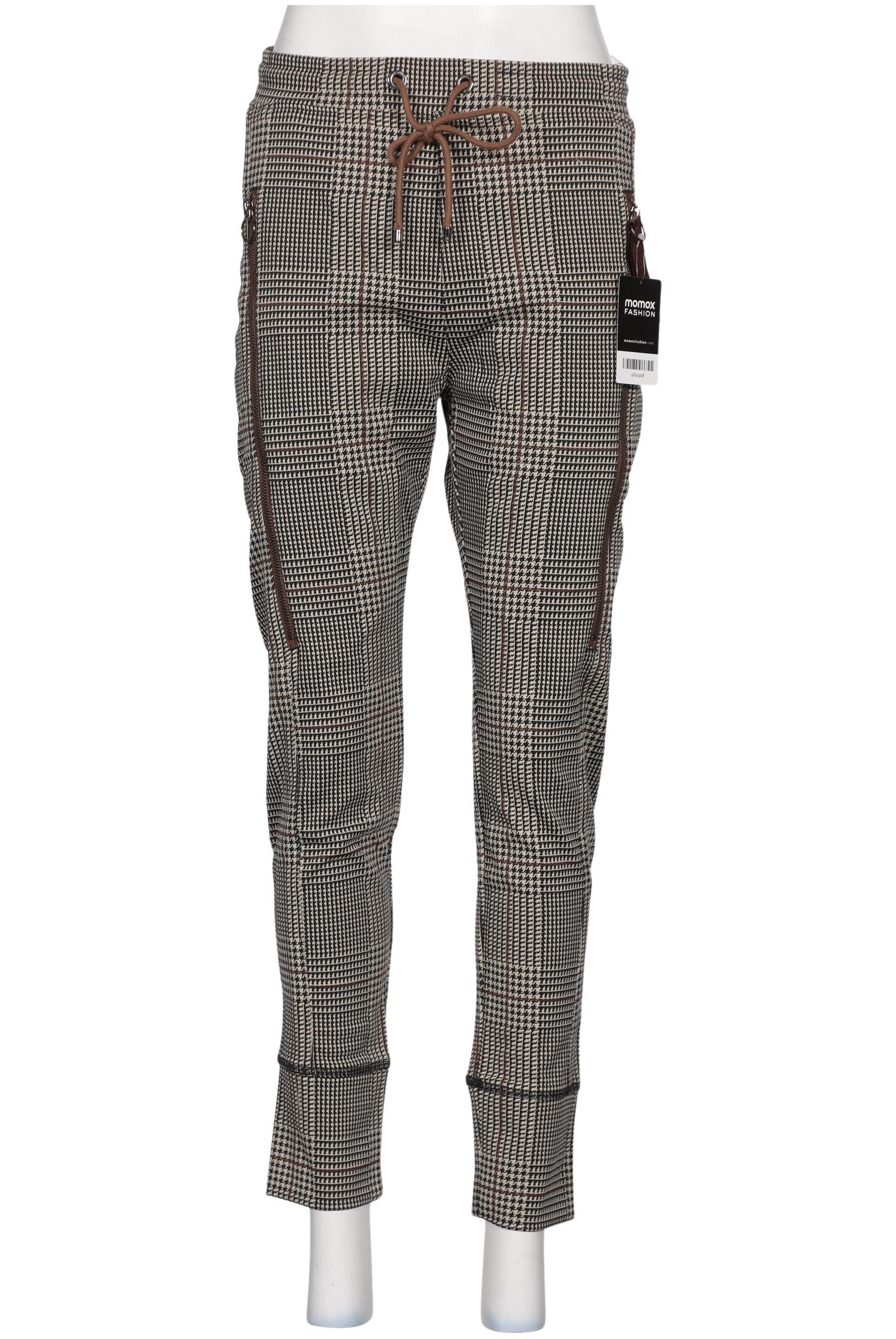 MAC Damen Stoffhose, Beige, Gr. W30