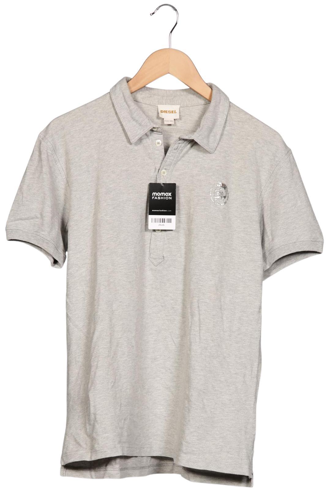Diesel Herren Poloshirt, Grau, Gr. XXL