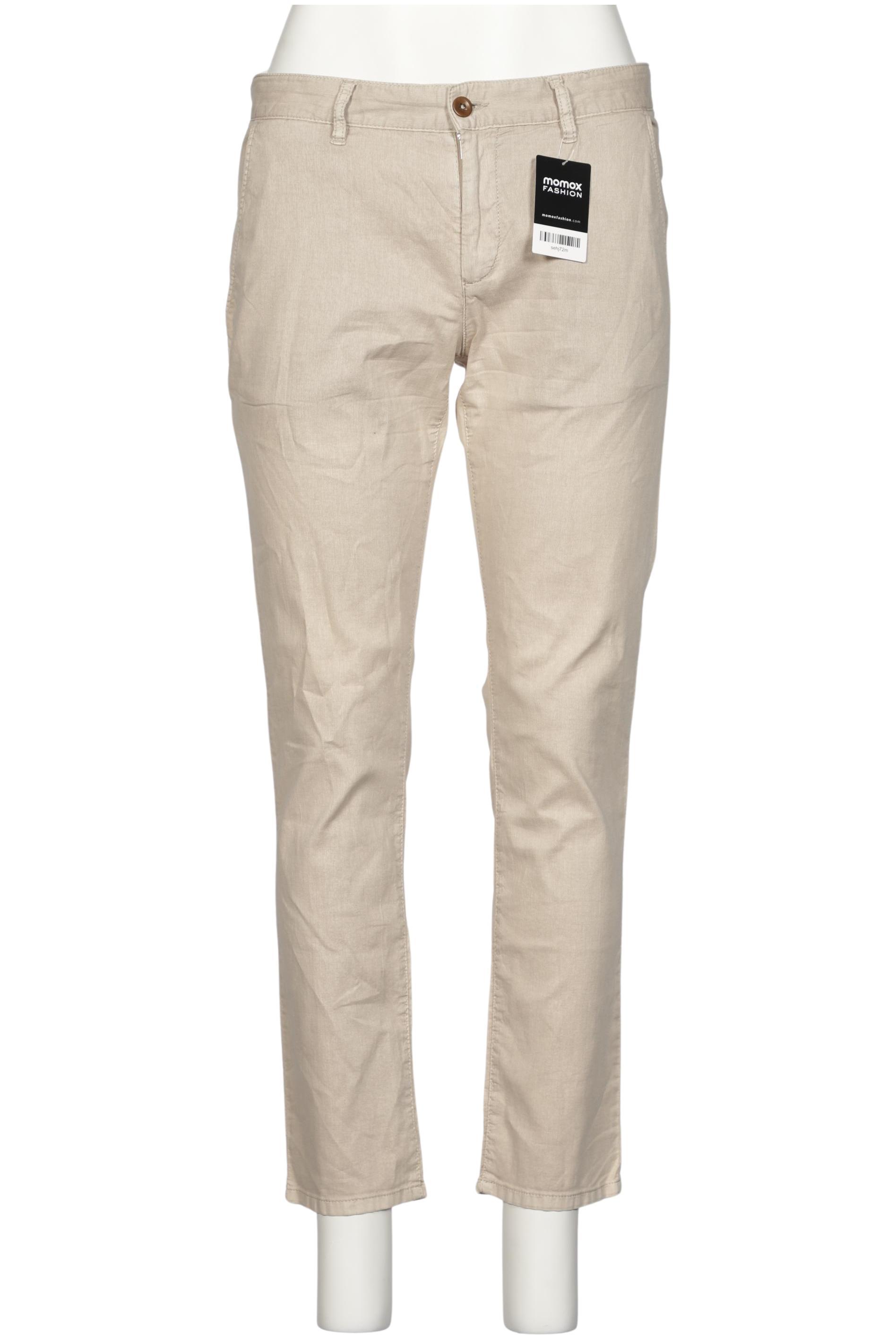 Alberto Damen Stoffhose, Beige, Gr. W33