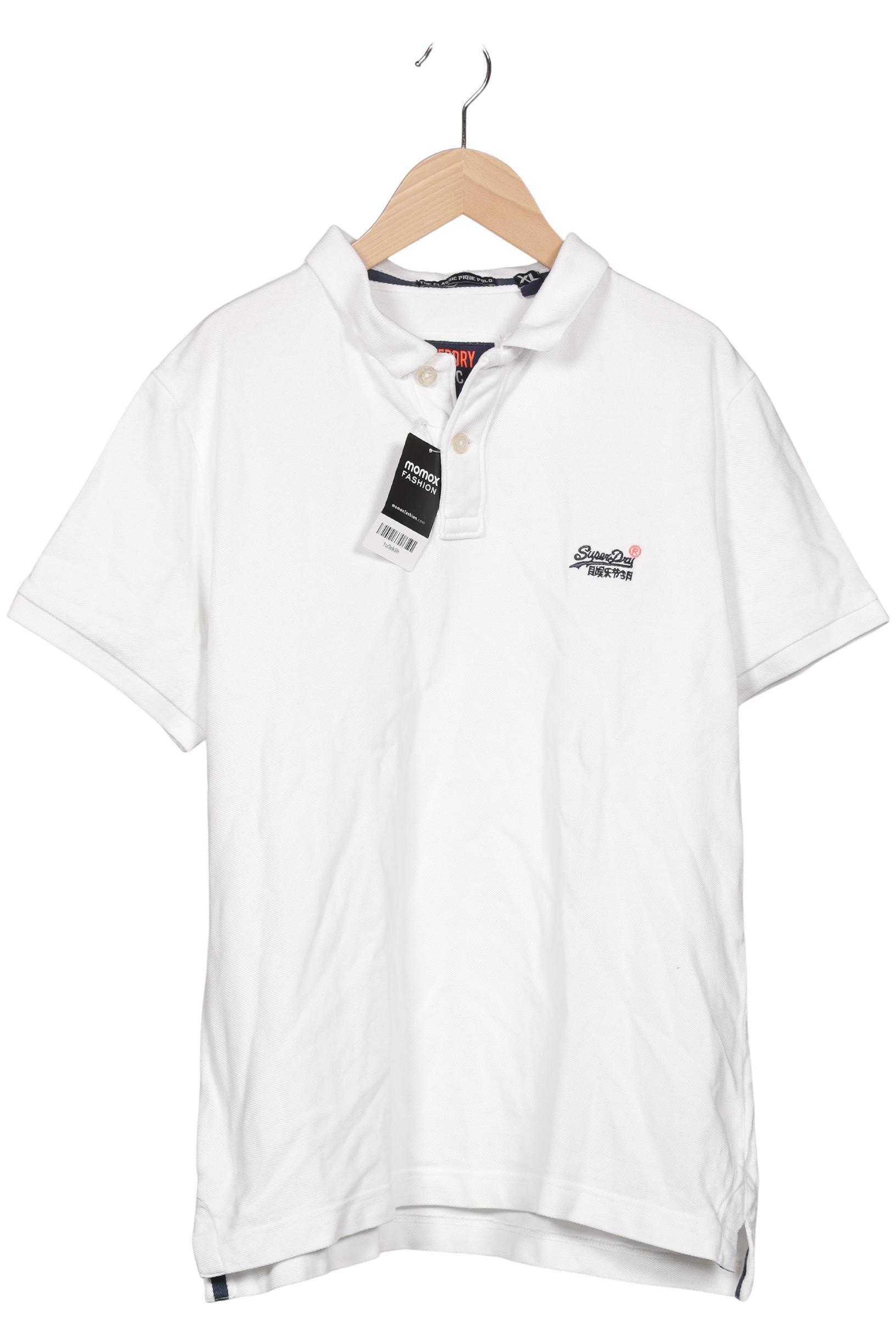 Superdry Herren Poloshirt, Weiß, Gr. XL