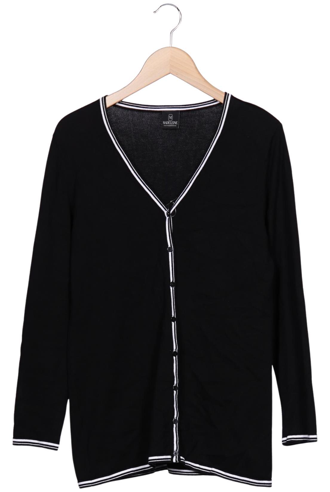 Madeleine Damen Strickjacke, Schwarz, Gr. EU 40