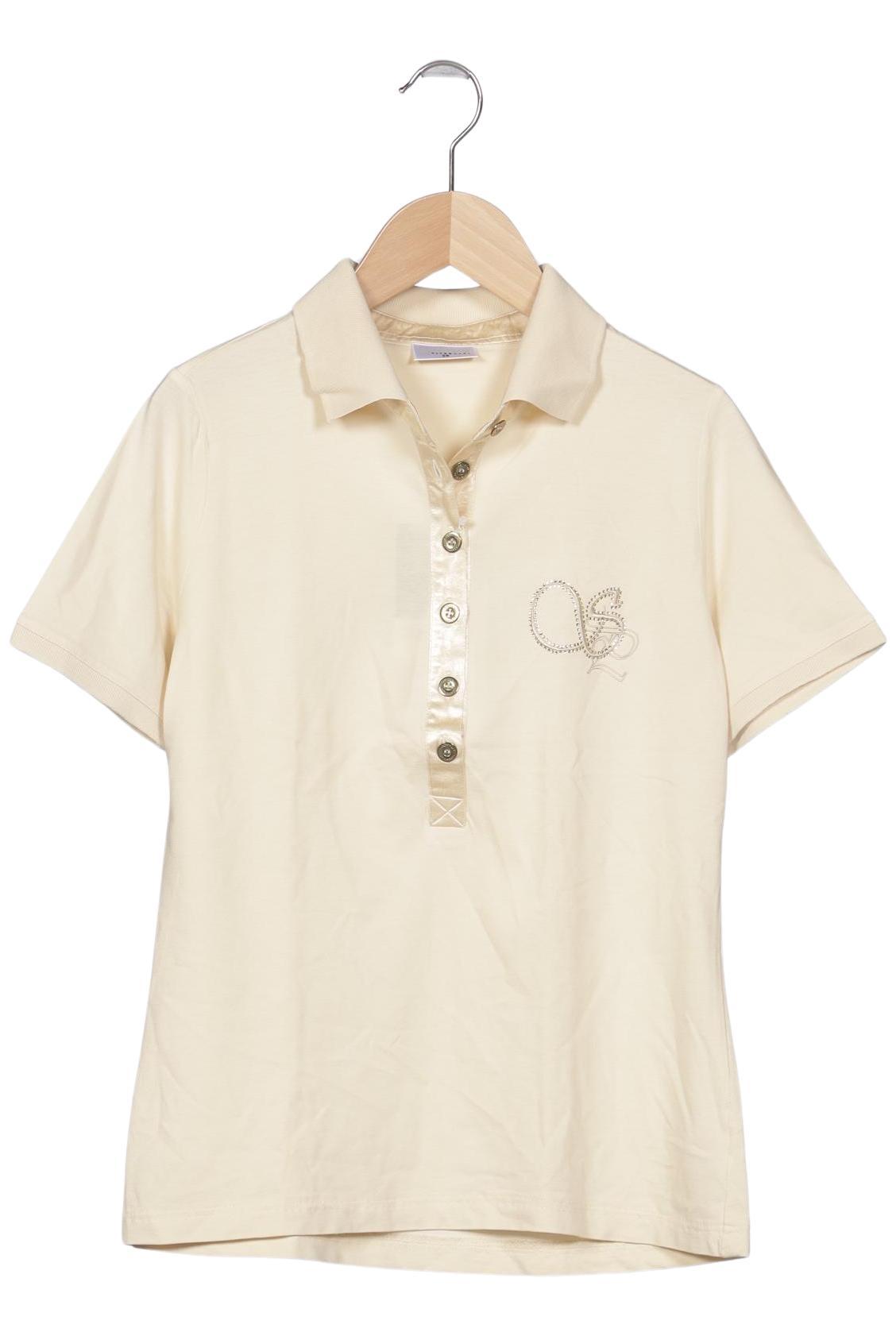 Sportalm Damen Poloshirt, Cremeweiß, Gr. EU 38
