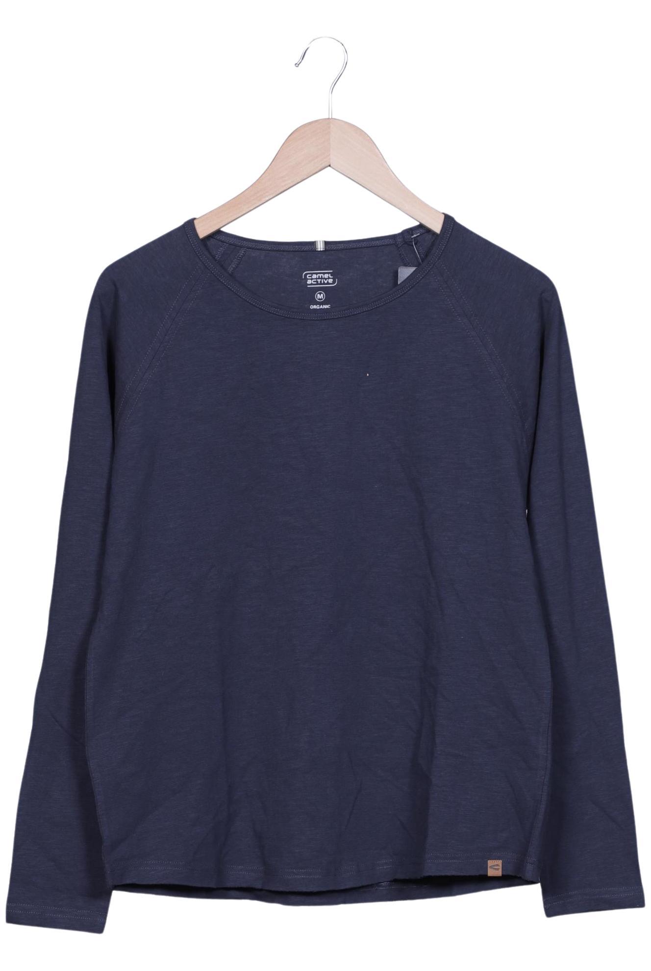 camel active Damen Langarmshirt, Marineblau, Gr. M