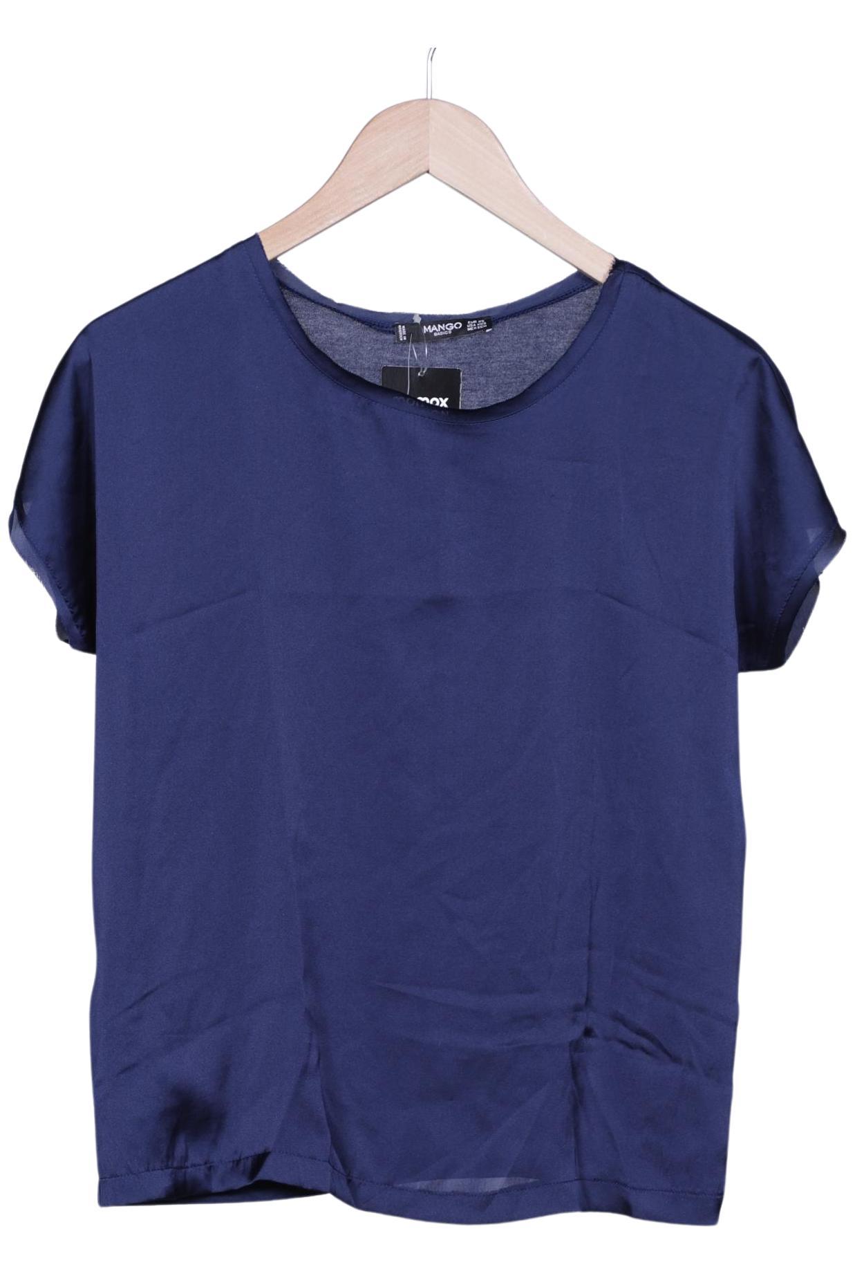 Mango Damen T-Shirt, Marineblau, Gr. XS