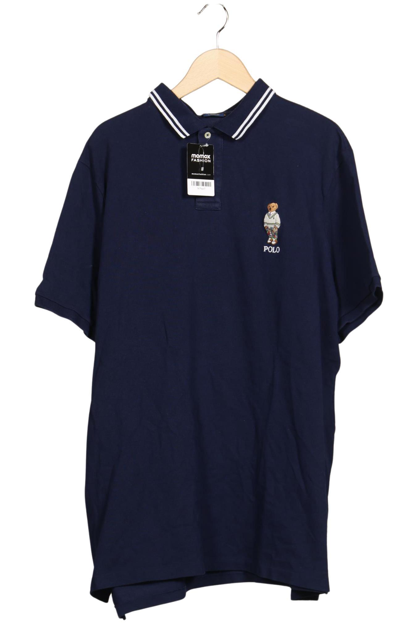 Ralph Lauren Polo Bear Herren Poloshirt, Marineblau, Gr. XXL