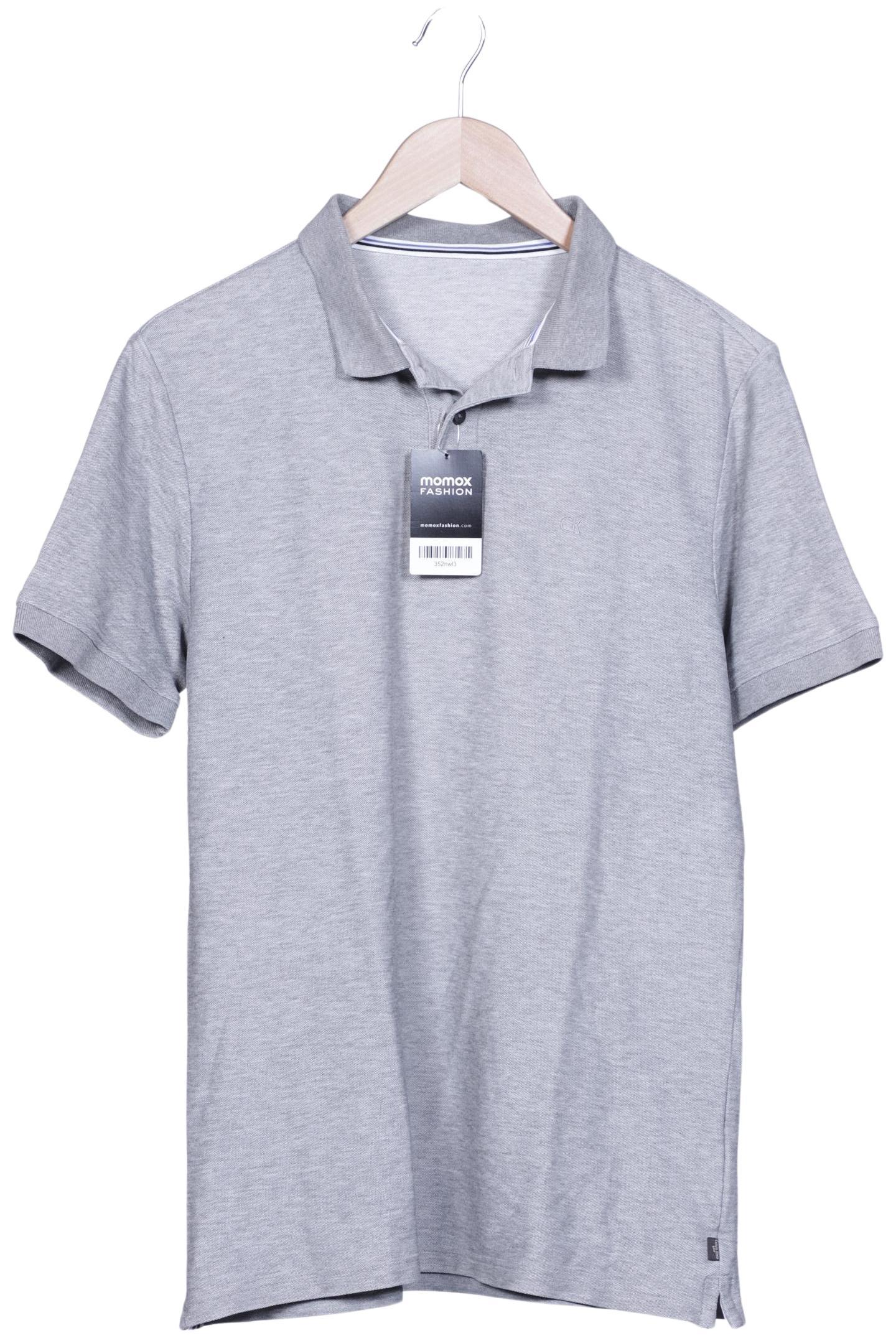 Calvin Klein Herren Poloshirt, Grau, Gr. M