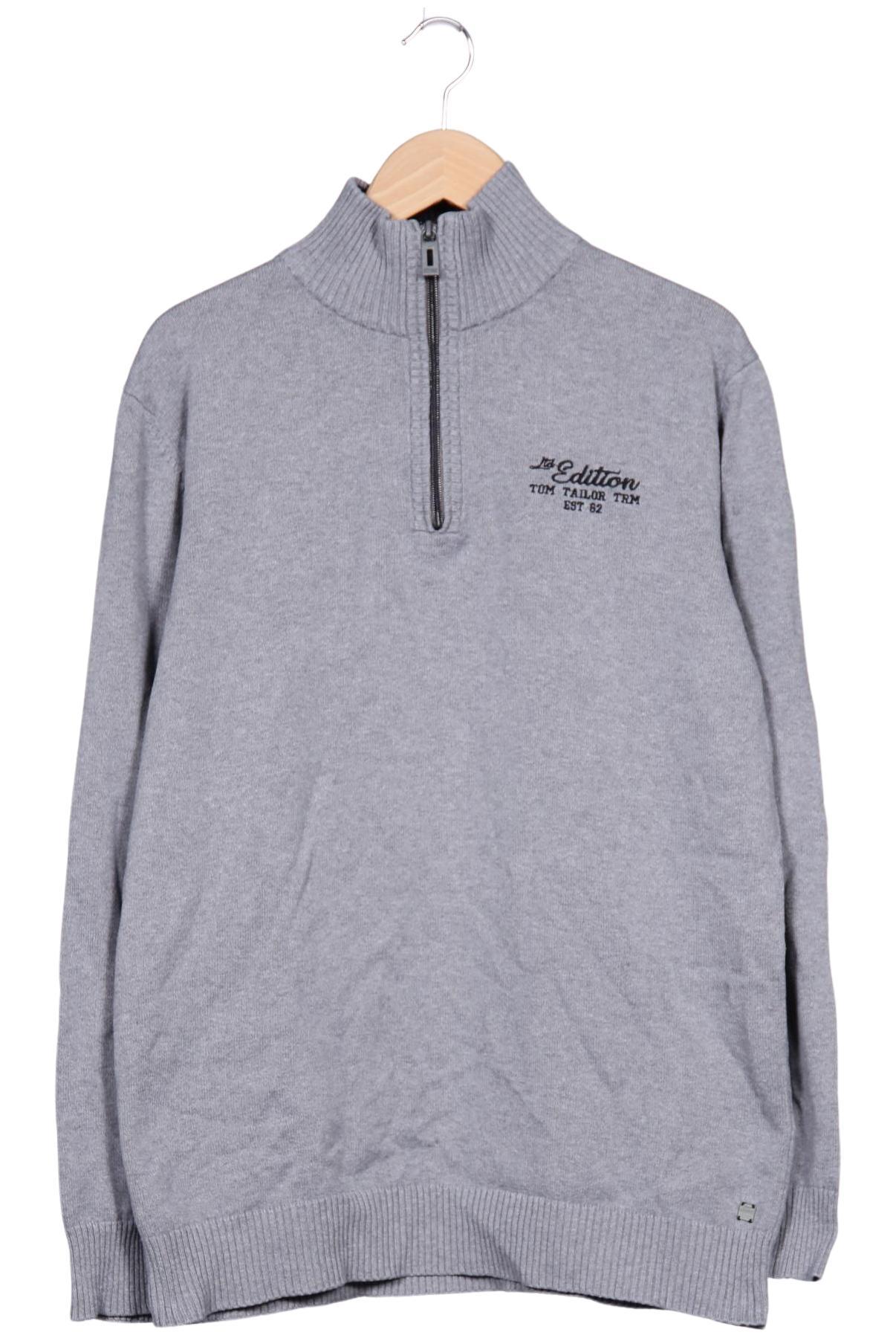 Tom Tailor Herren Pullover, Grau, Gr. XXL