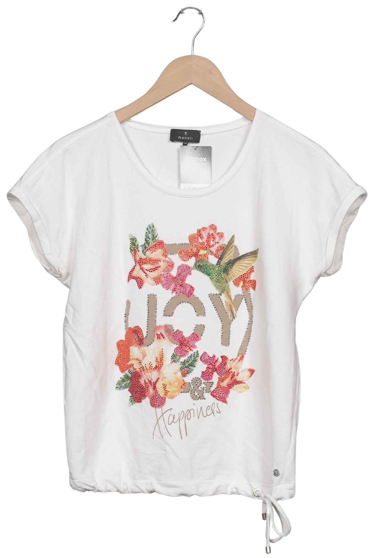 monari Damen T-Shirt, Weiß, Gr. EU 38