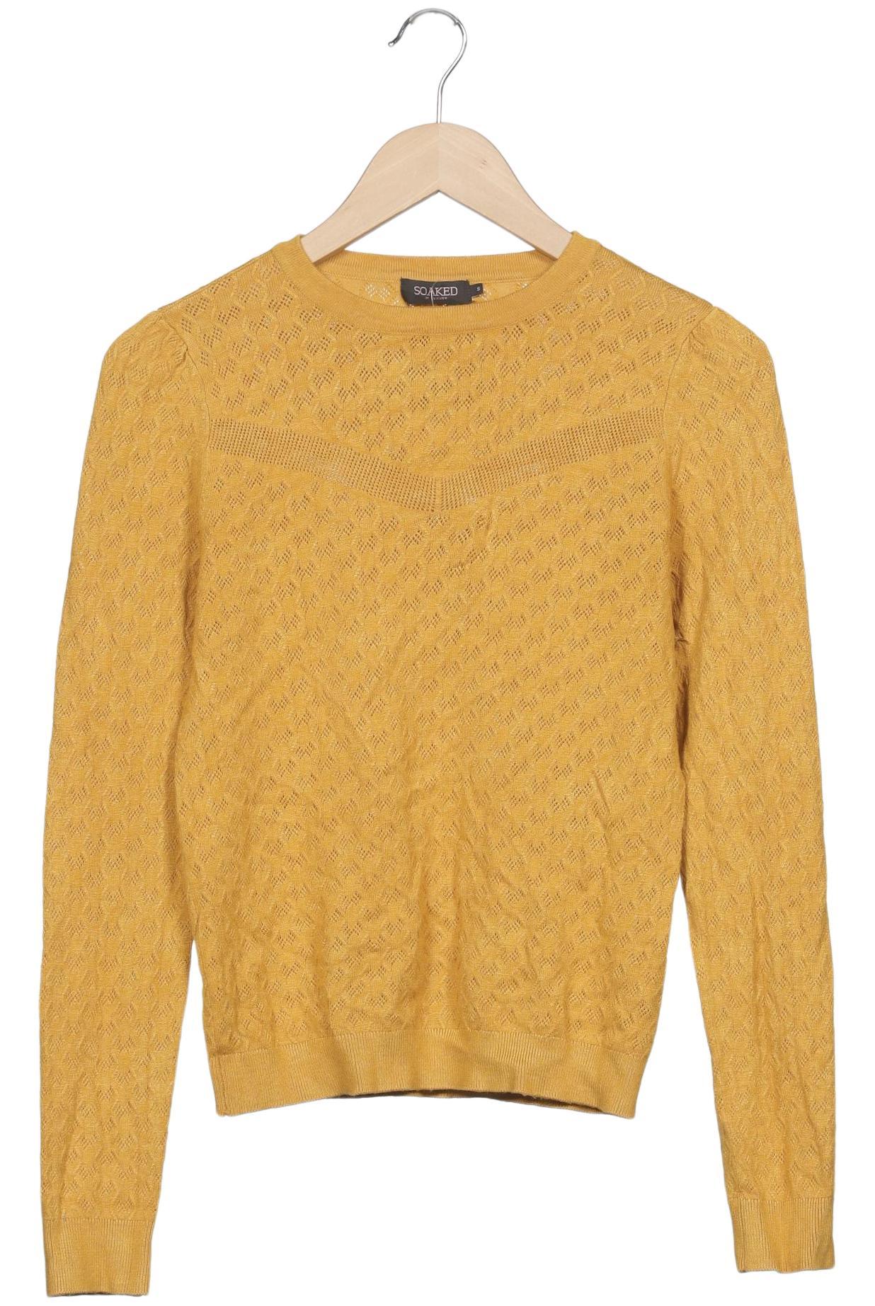 Soaked in Luxury Damen Pullover, Gelb, Gr. S