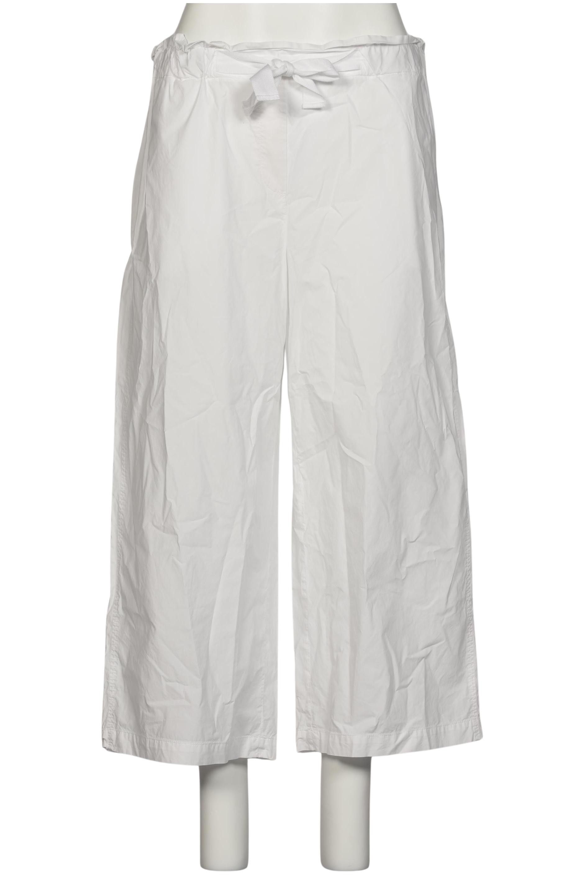 Luisa Cerano Damen Stoffhose, Weiß, Gr. EU 46
