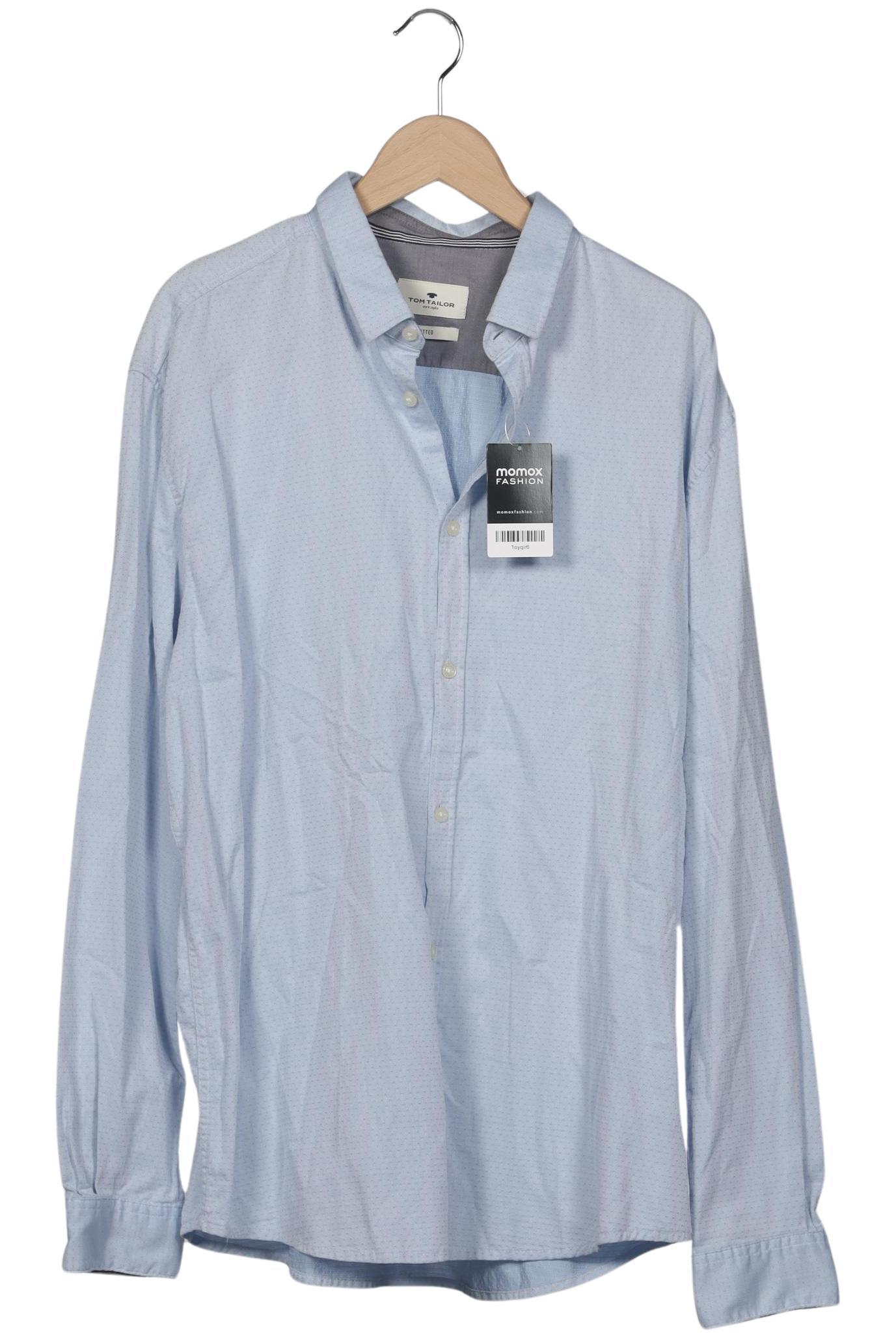 Tom Tailor Herren Hemd, Hellblau, Gr. 3XL