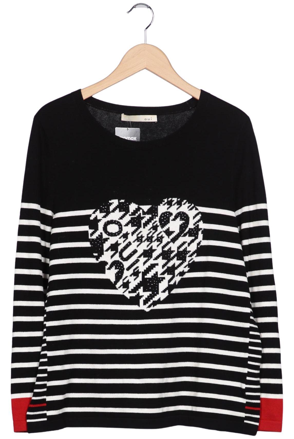 Oui Damen Pullover, Mehrfarbig, Gr. EU 42