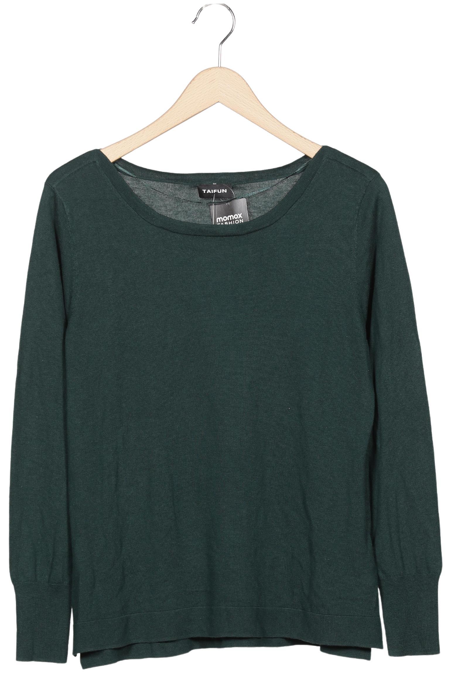 Taifun Damen Pullover, Grün, Gr. EU 42