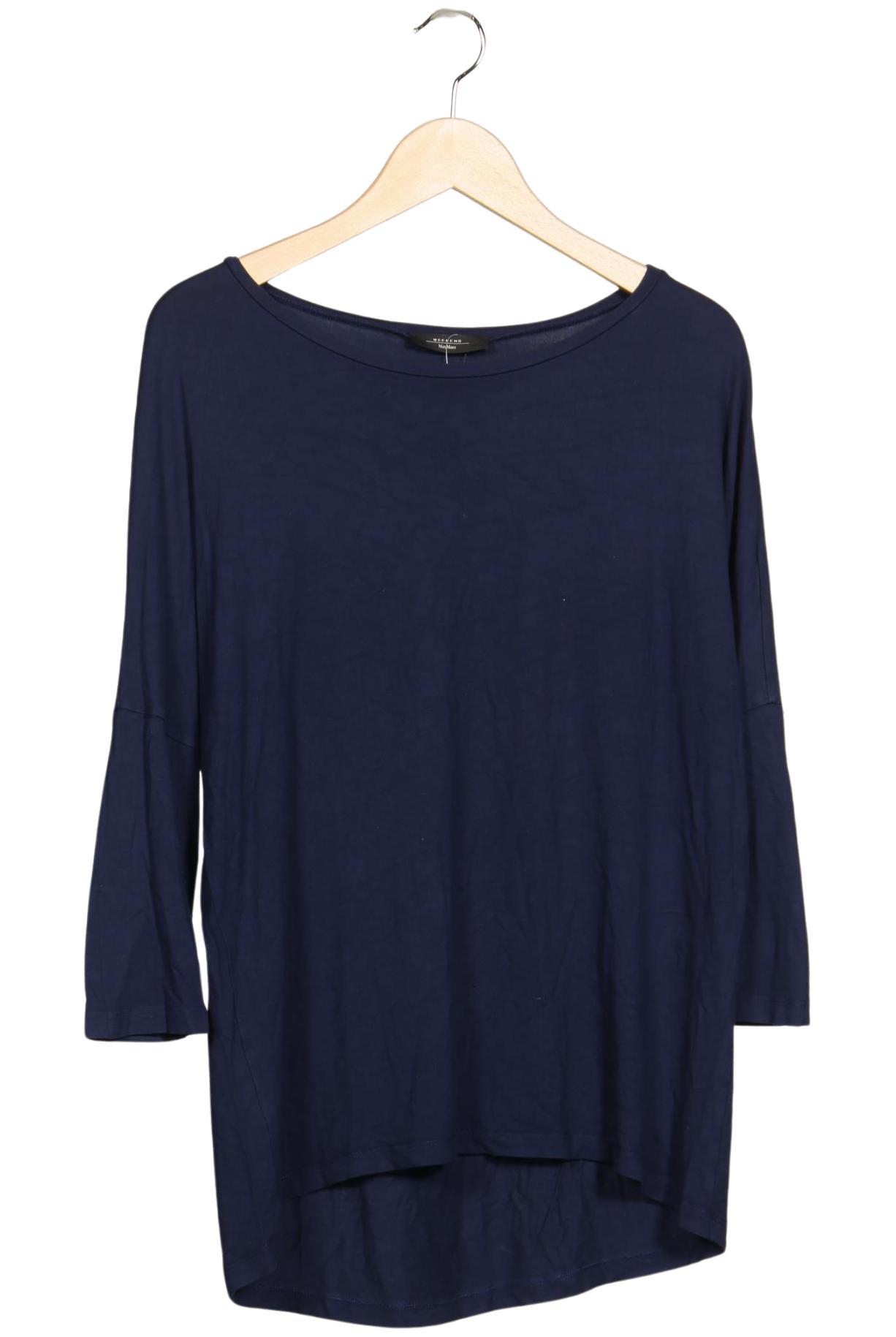 Weekend Max Mara Damen Langarmshirt, Marineblau, Gr. L