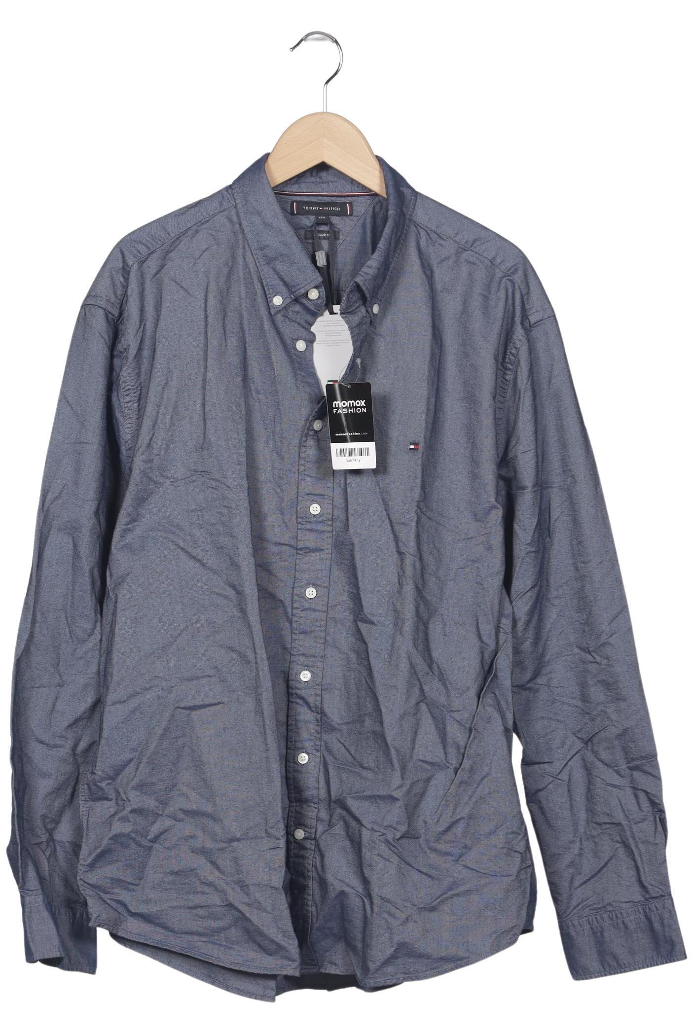 Tommy Hilfiger Herren Hemd, Blau, Gr. 3XL