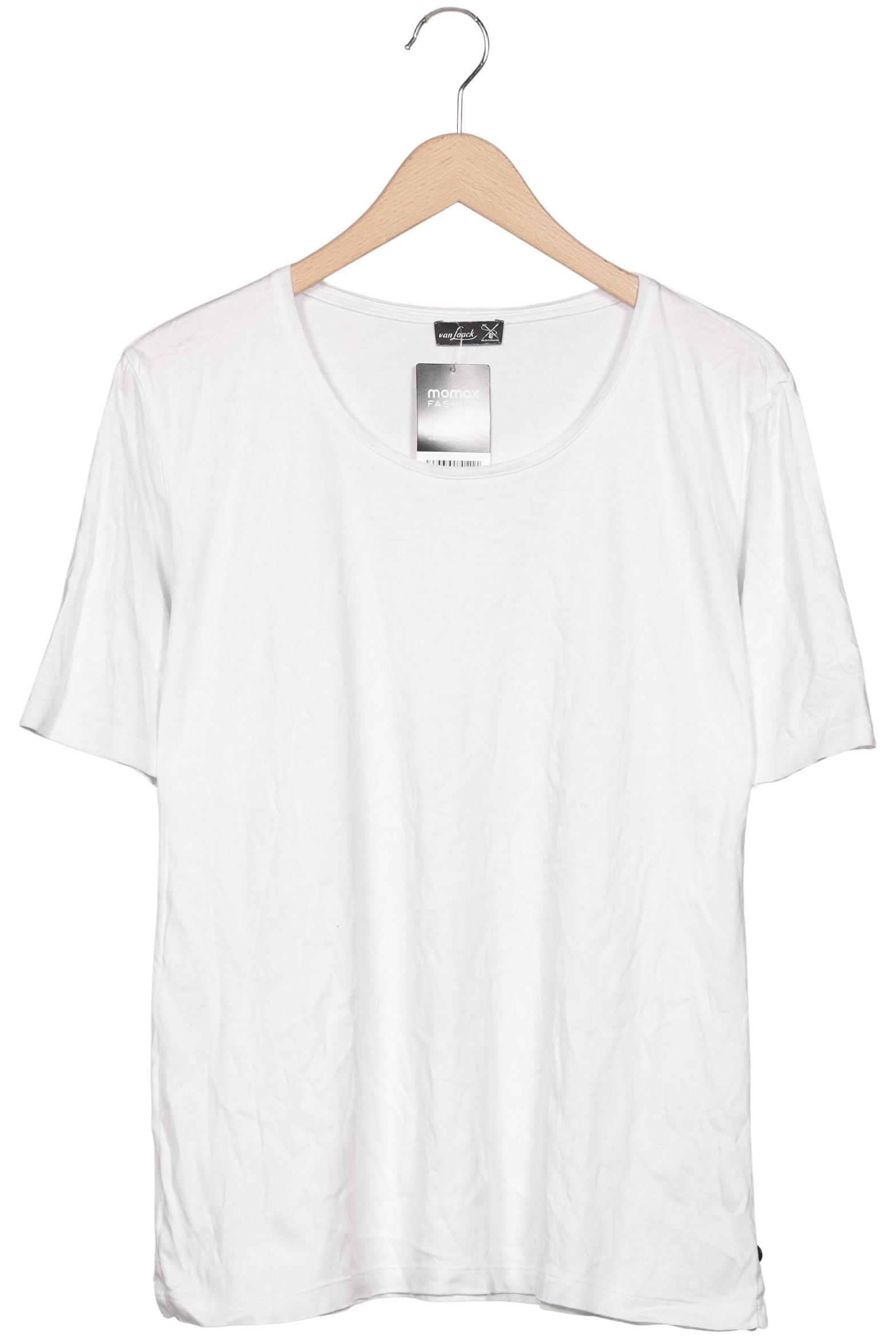 Van Laack Damen T-Shirt, Weiß, Gr. EU 44