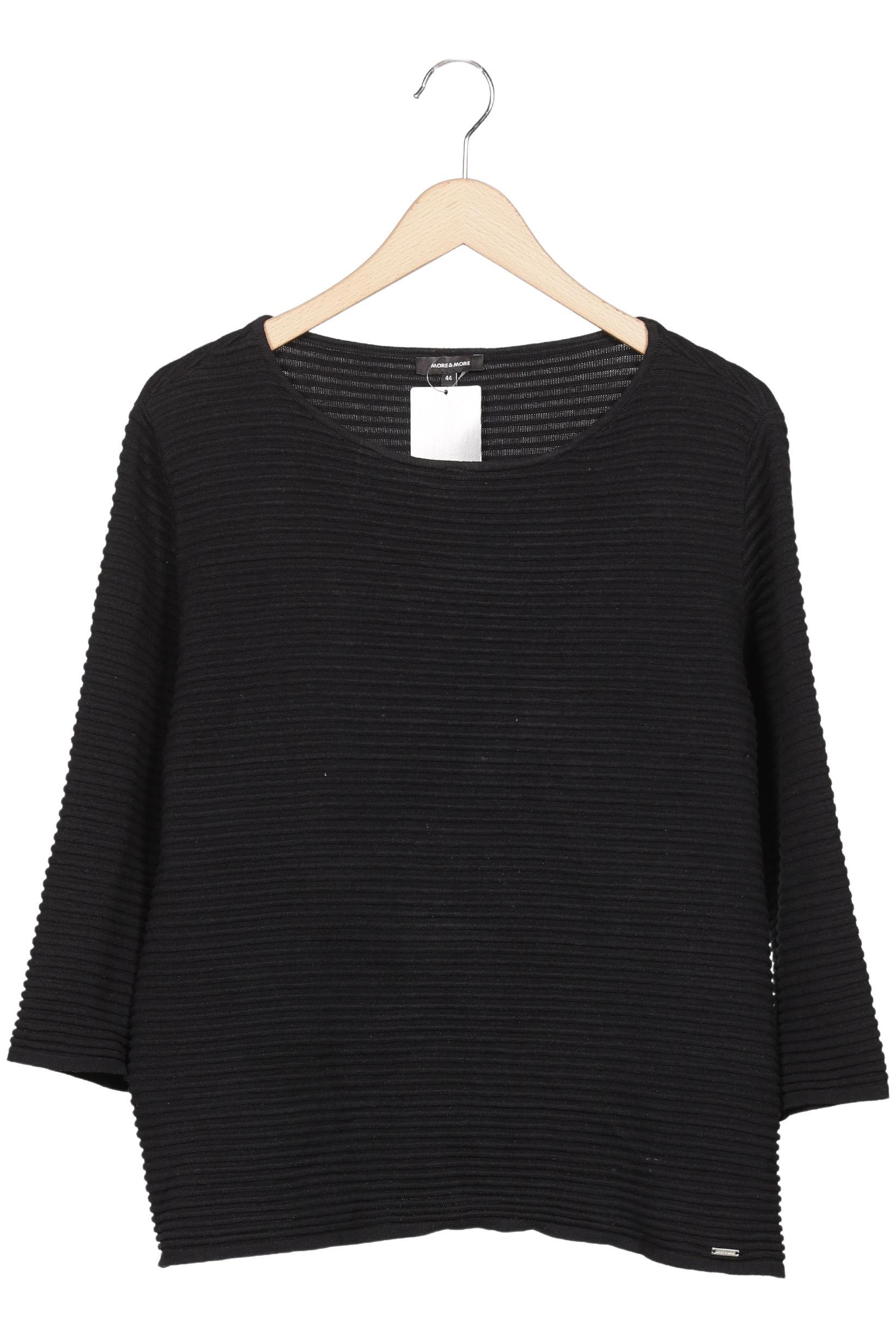 More & More Damen Pullover, Schwarz, Gr. EU 44