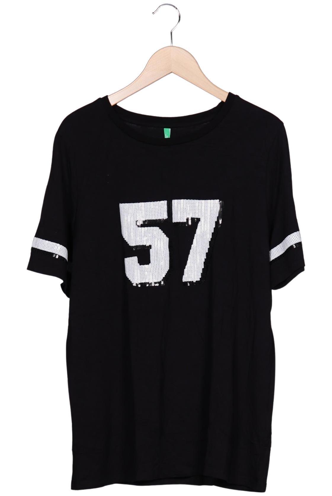 United Colors OF Benetton Damen T-Shirt, Schwarz, Gr. XL