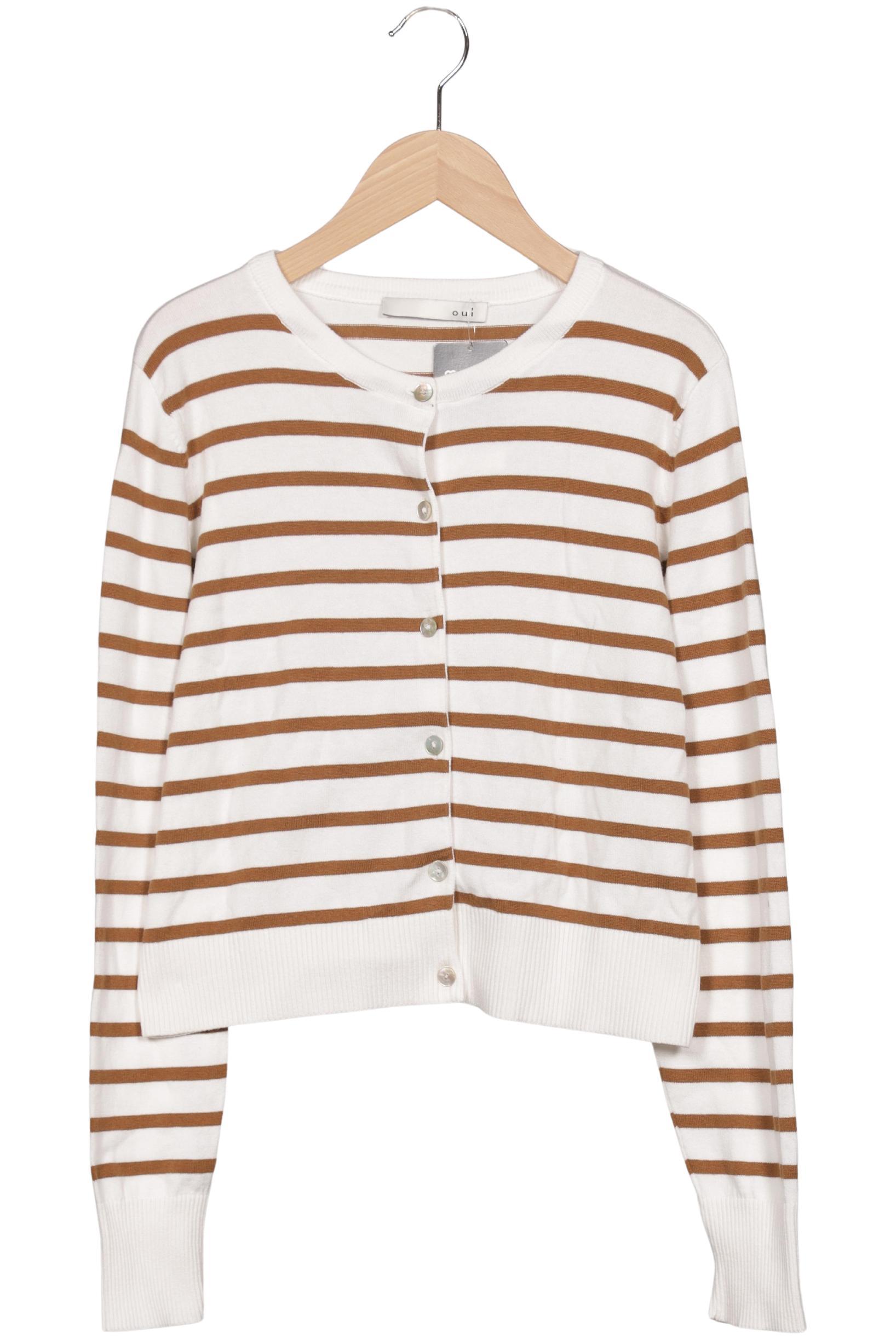 Oui Damen Strickjacke, Mehrfarbig, Gr. M