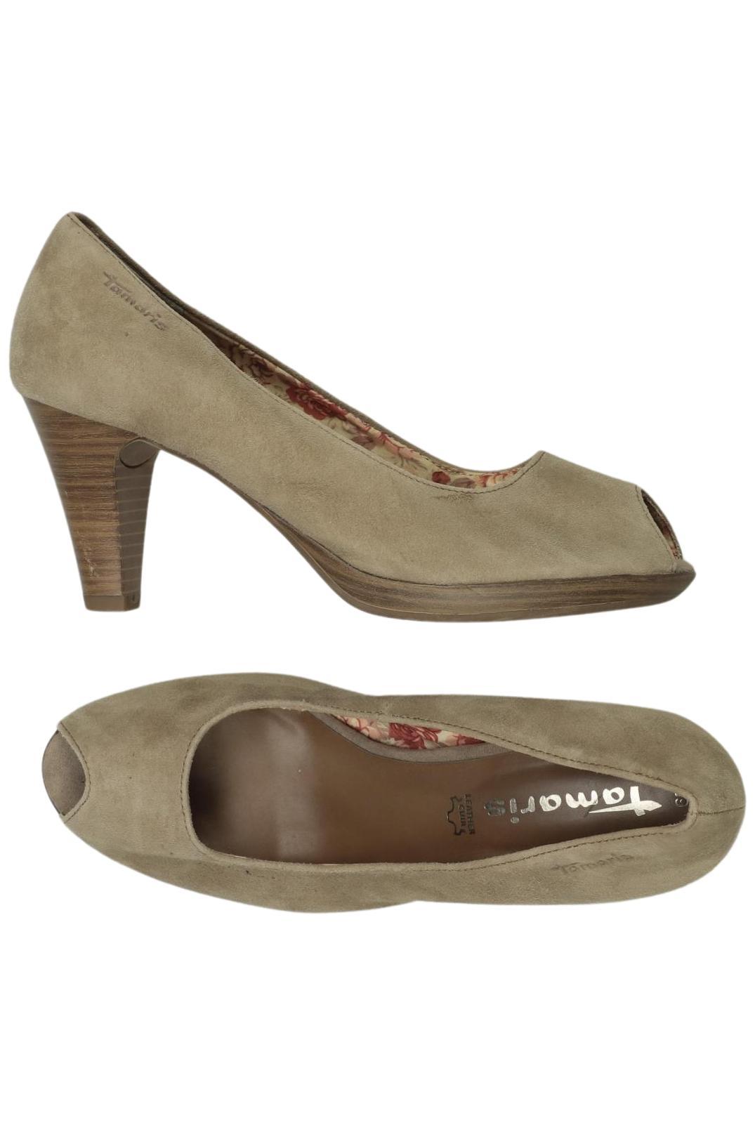 Tamaris Damen Pumps, Beige, Gr. EU 39