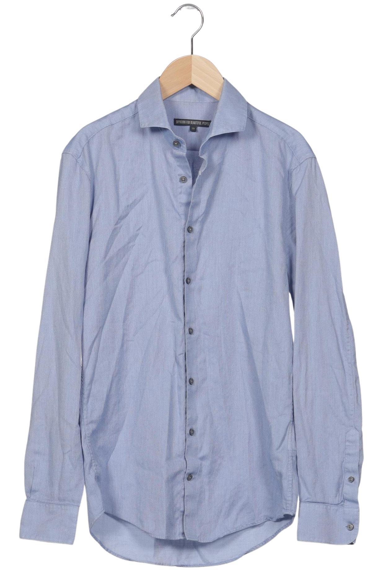 Drykorn Herren Hemd, Hellblau, Gr. EU 39