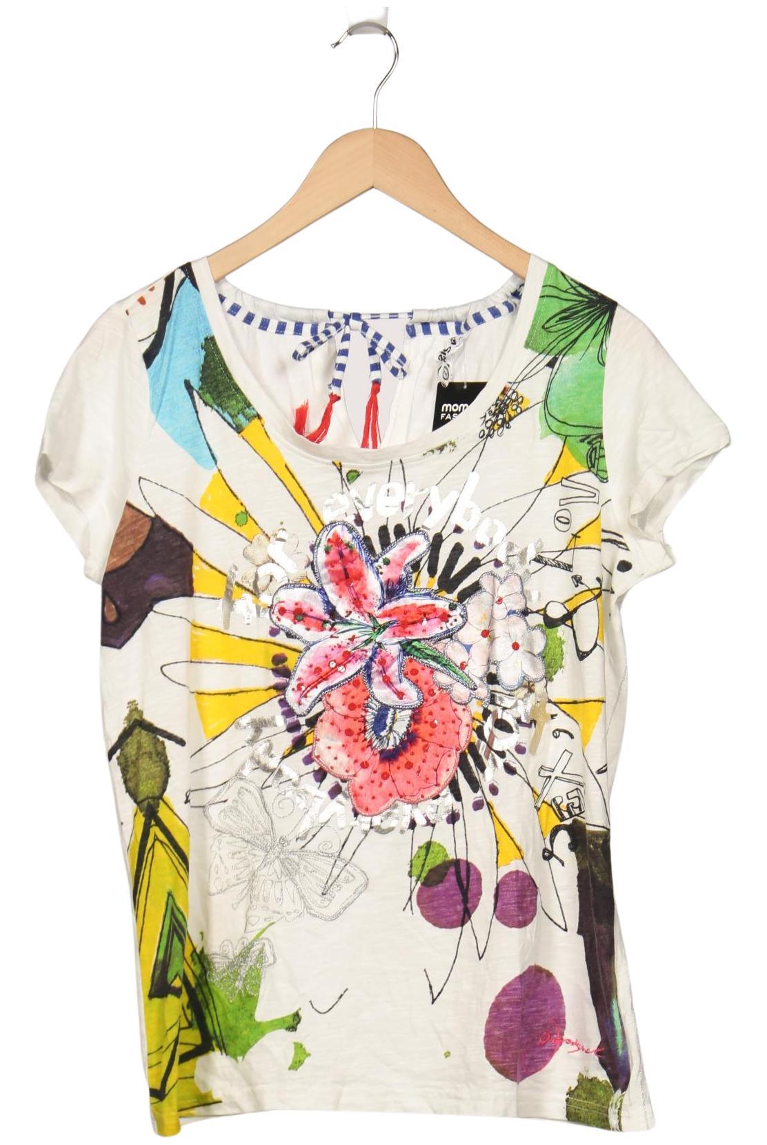 Desigual Damen T-Shirt, Mehrfarbig, Gr. XXL
