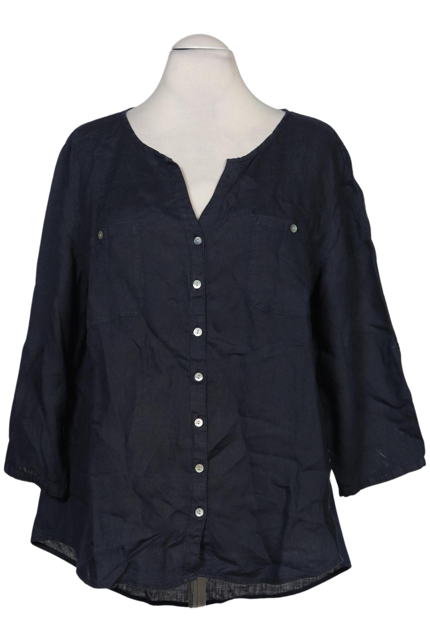 Deerberg Damen Bluse, Marineblau, Gr. XL