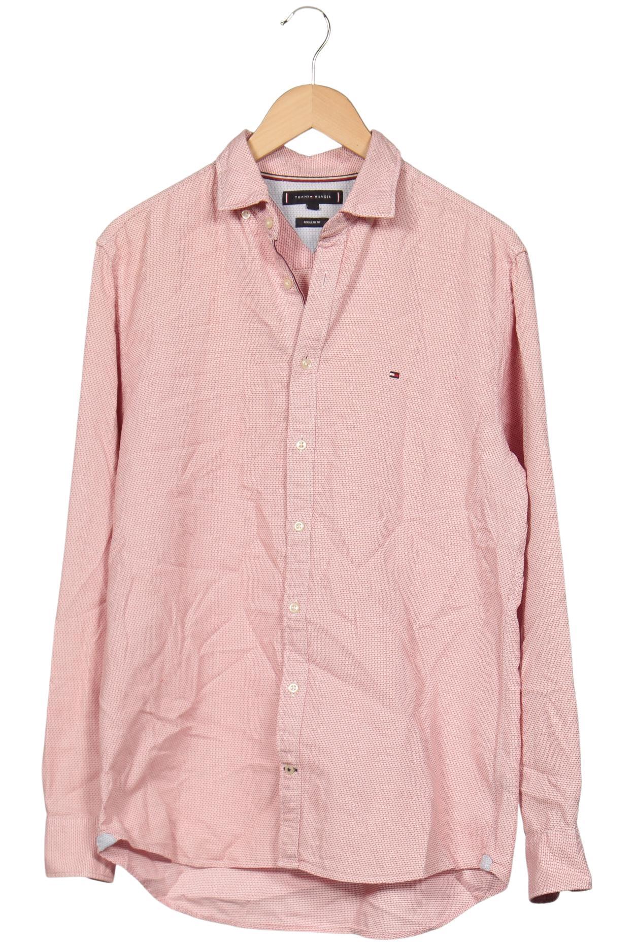 Tommy Hilfiger Herren Hemd, Pink, Gr. L